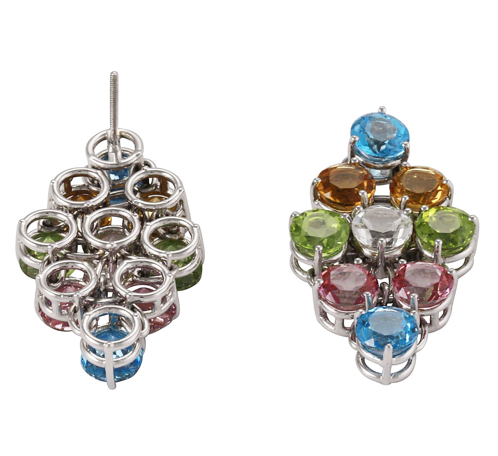 Shop Lo Spazio Jewelry Lo Spazio Estate Earrings In Multicolor