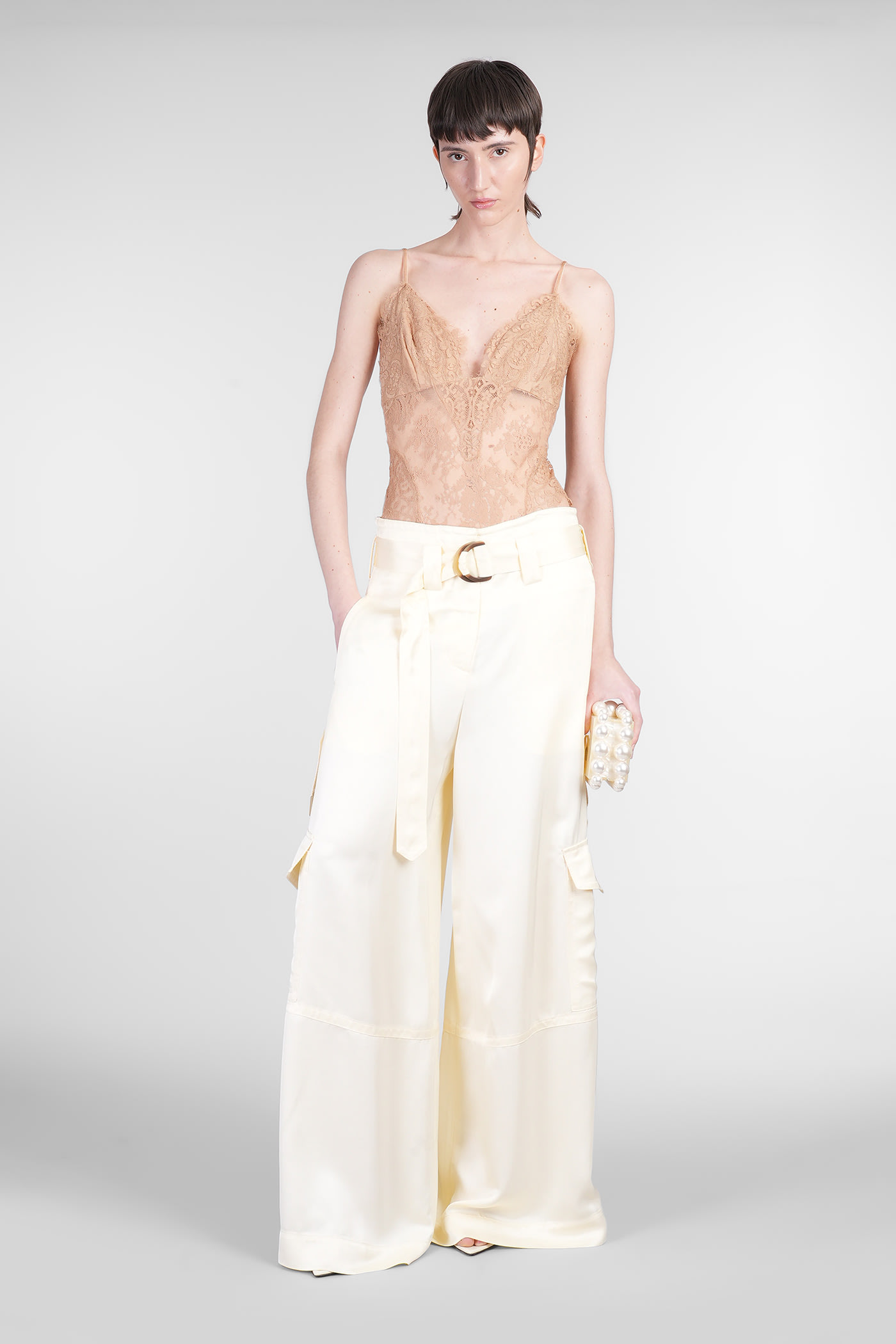 Zimmermann Body In Taupe Polyamide