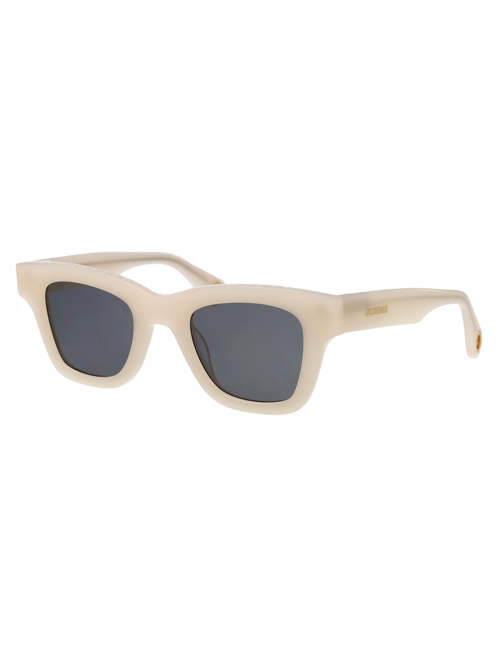 Jacquemus Acetate Sunglasses In Multi Beige
