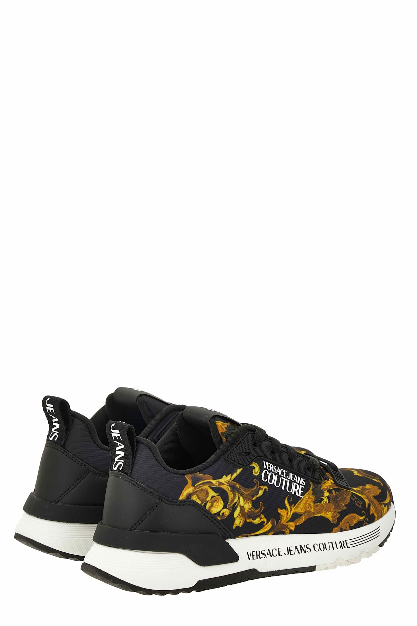 Versace Jeans Couture Sneakers In Black