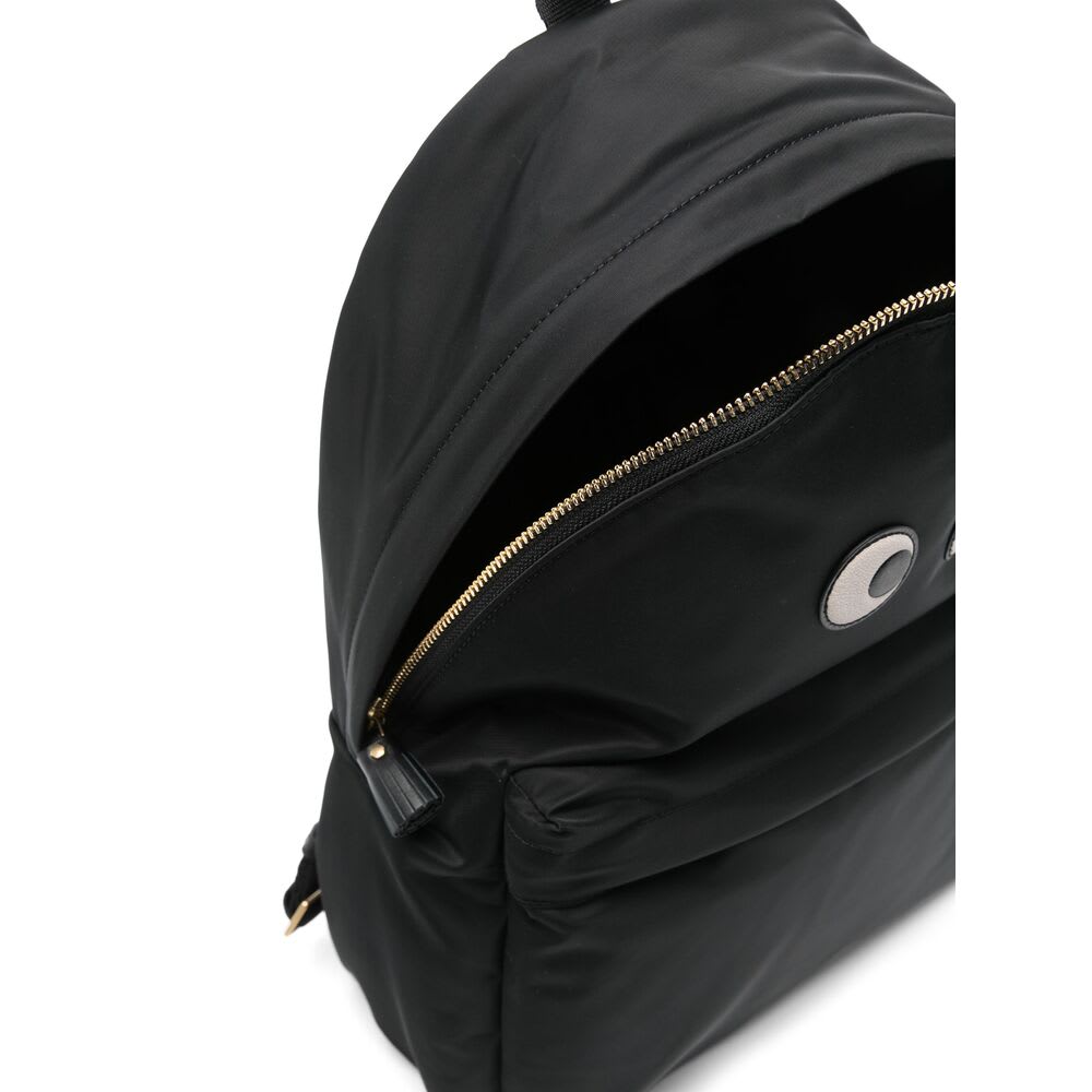 Anya Hindmarch Women Black Nylon Backpack In Black