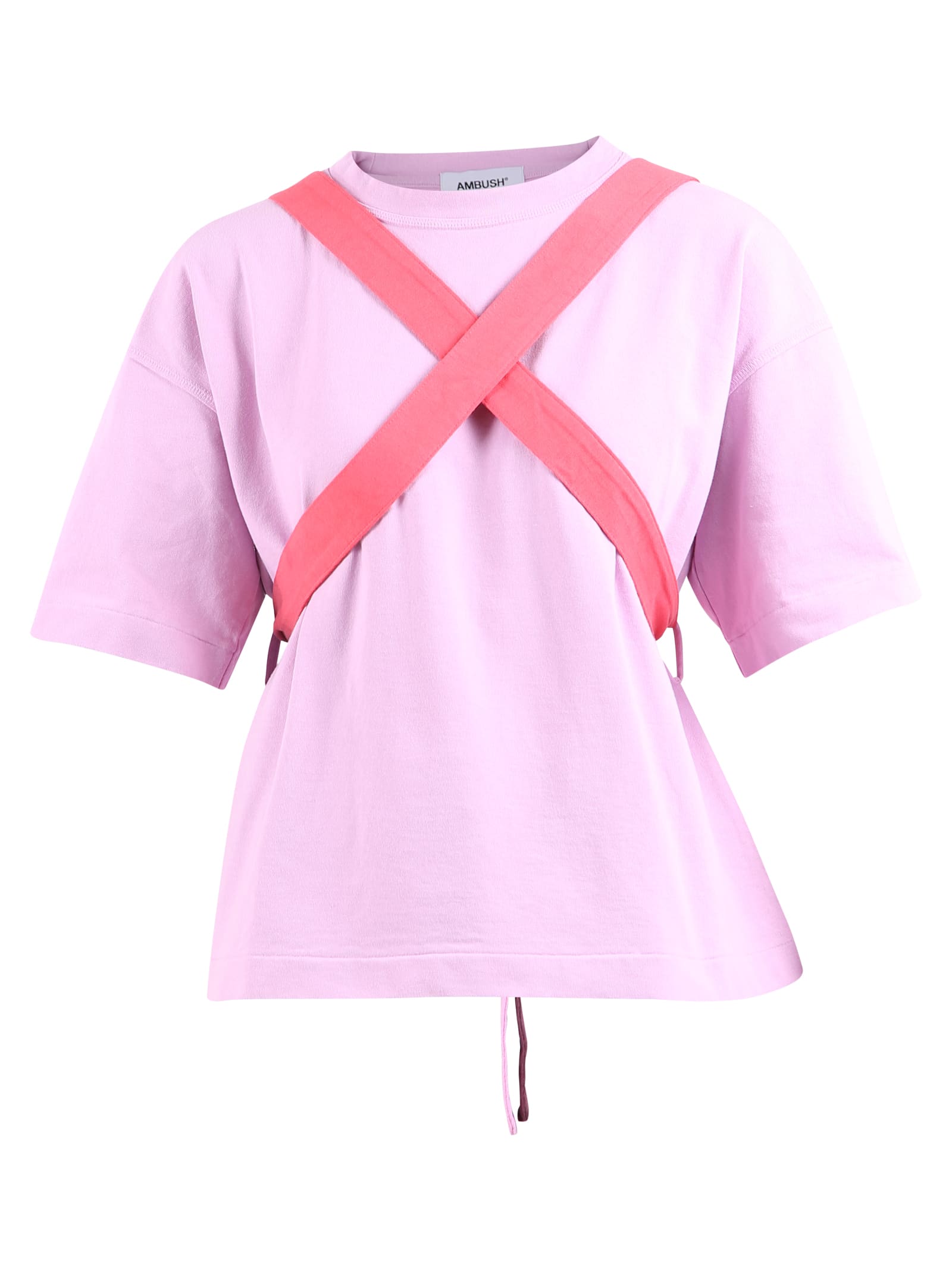 Ambush Knotted T-shirt In Pink