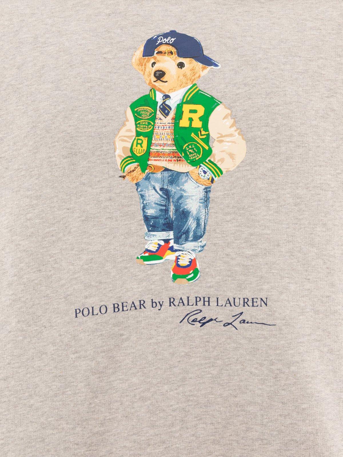 Shop Ralph Lauren Polo Bear Fleece Hoodie