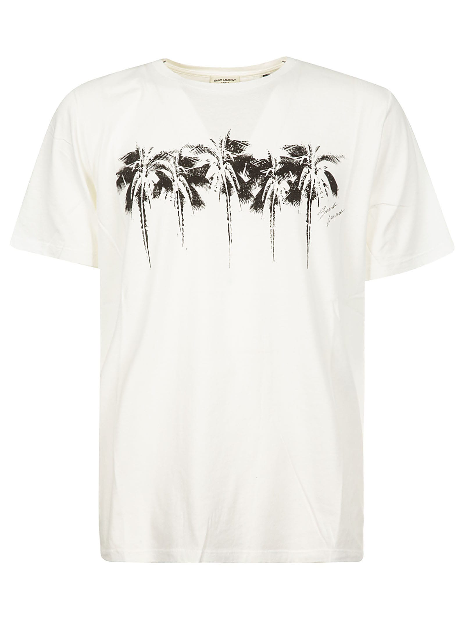 SAINT LAURENT MID TREE PRINT T-SHIRT,11245856