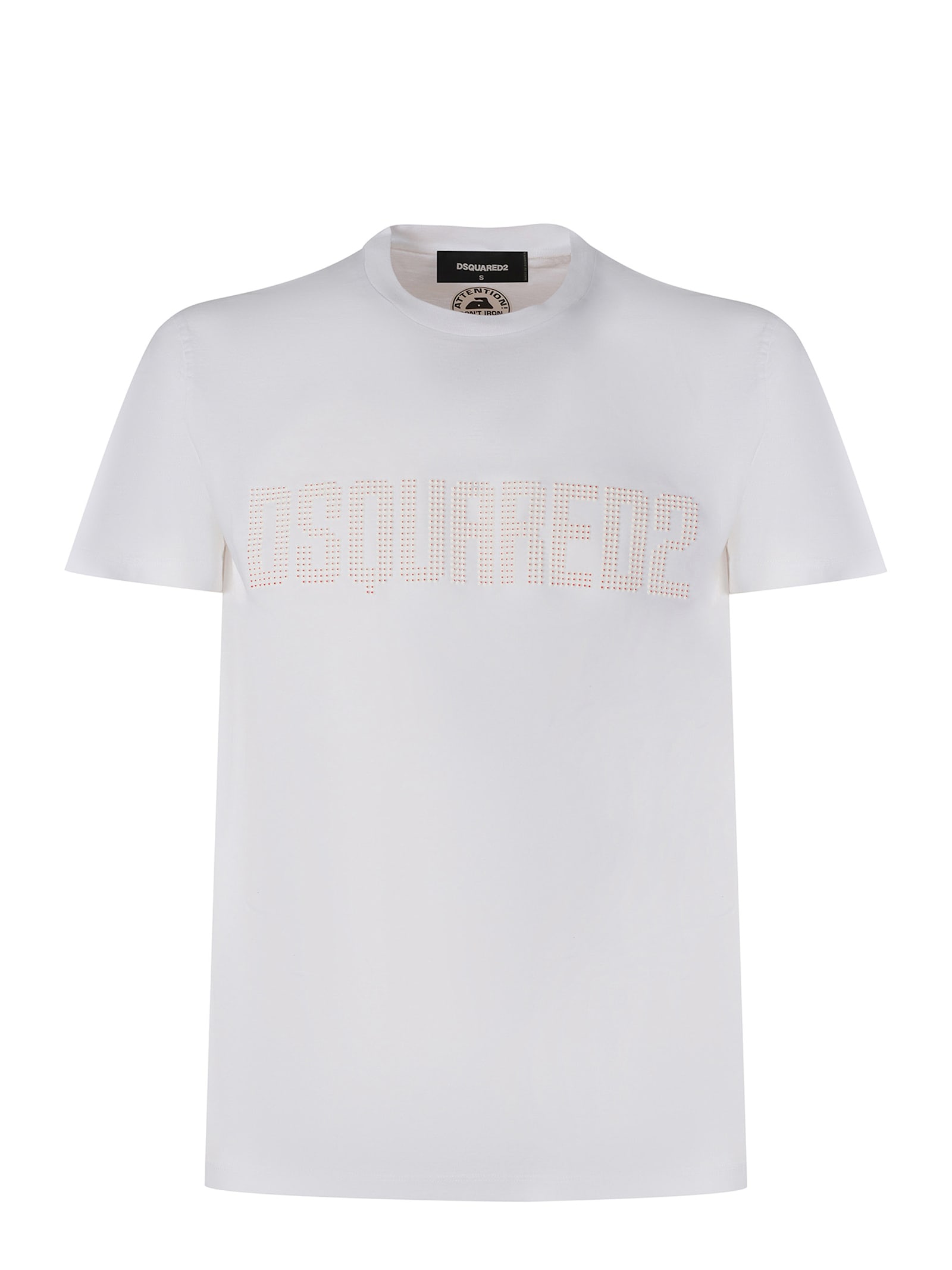 Shop Dsquared2 T-shirt  3d Logo Made Of Cotton Jersey In White