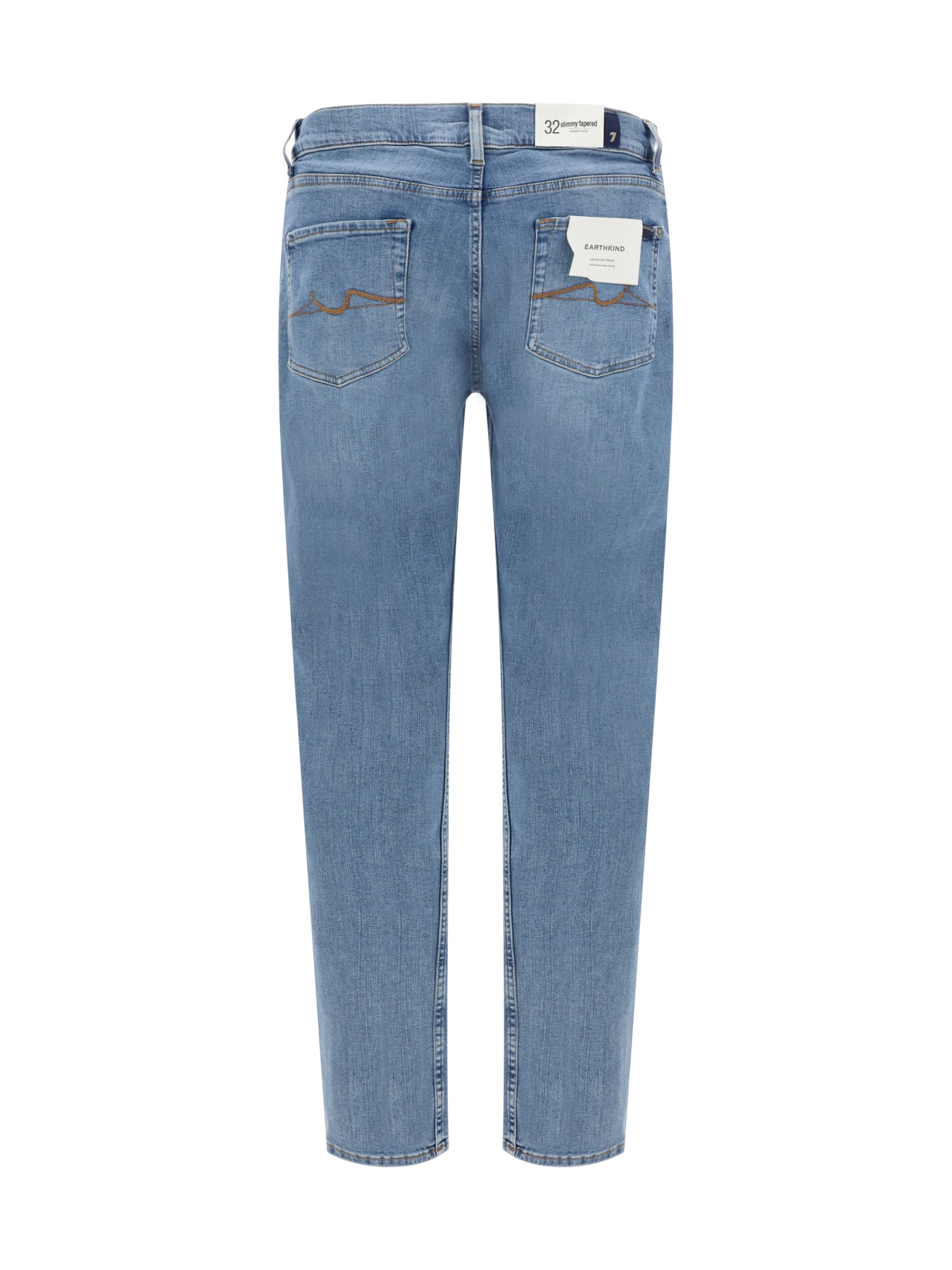 Shop 7 For All Mankind Jeans In Light Blue