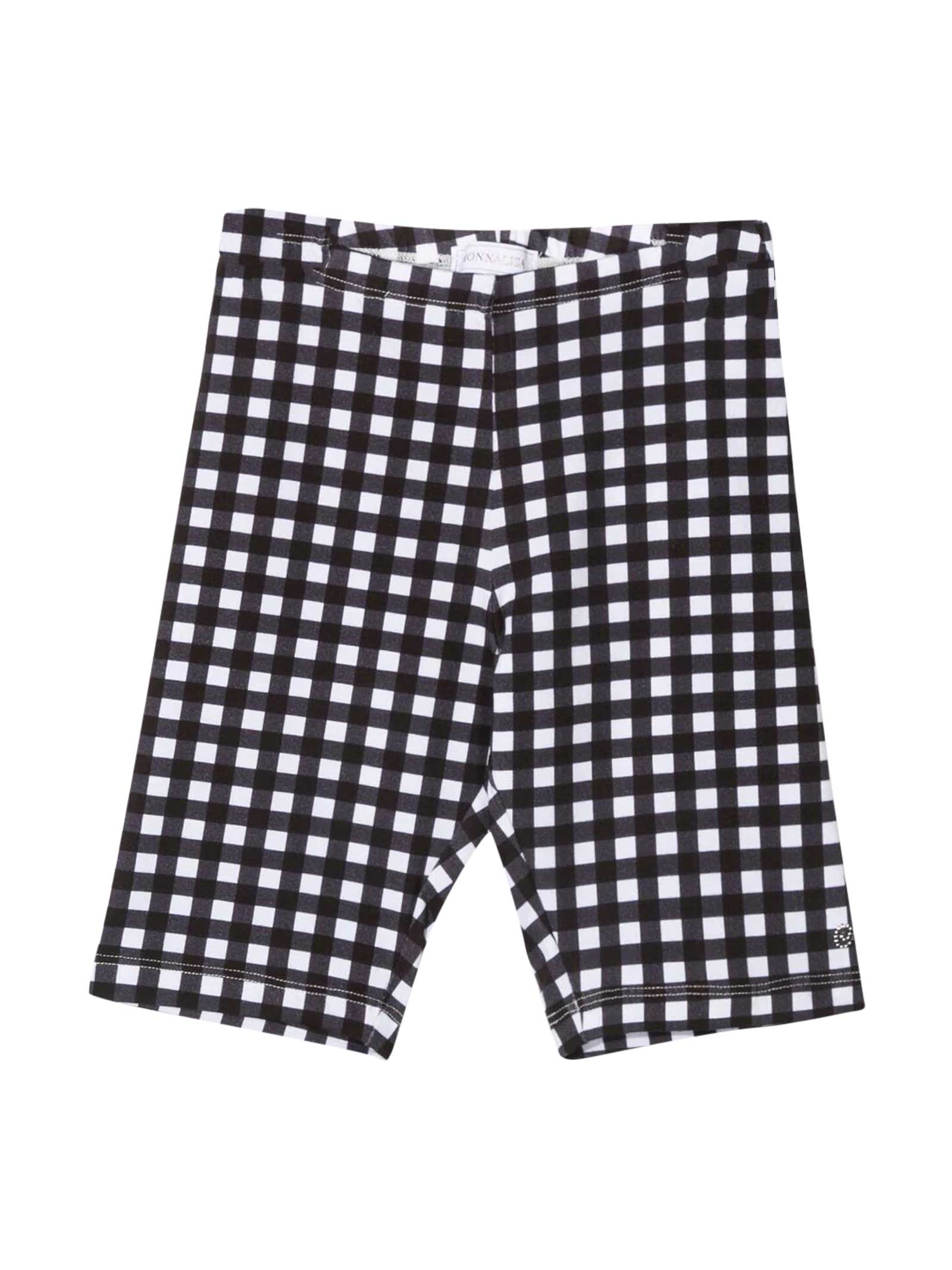 Monnalisa Gingham Checkered Shorts