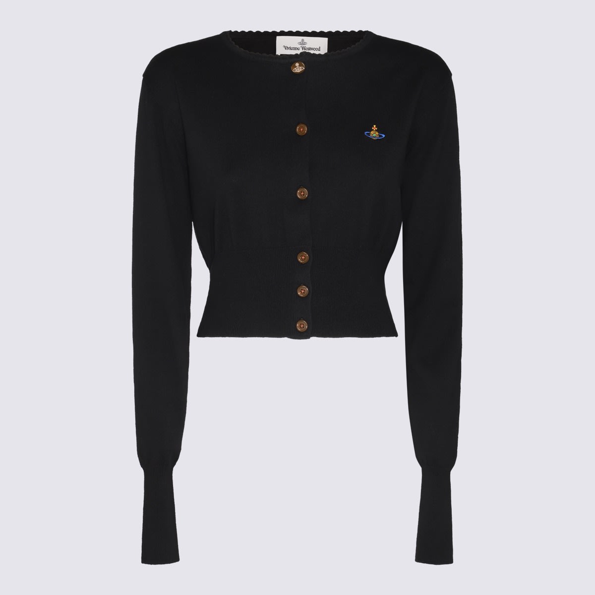Vivienne Westwood Black Cotton Knitwear In Black
