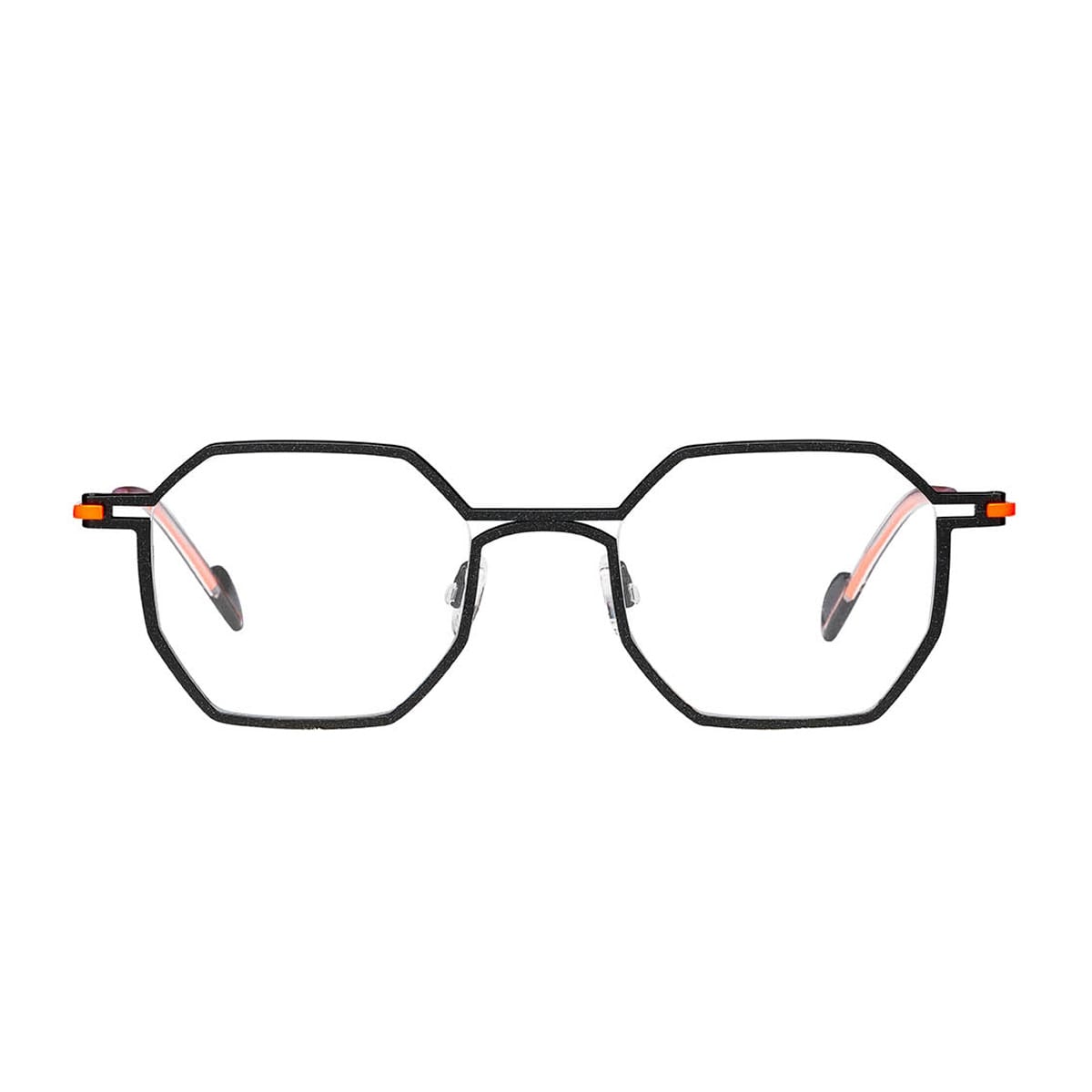 Cobalt 1557 Nero Arancione Glasses