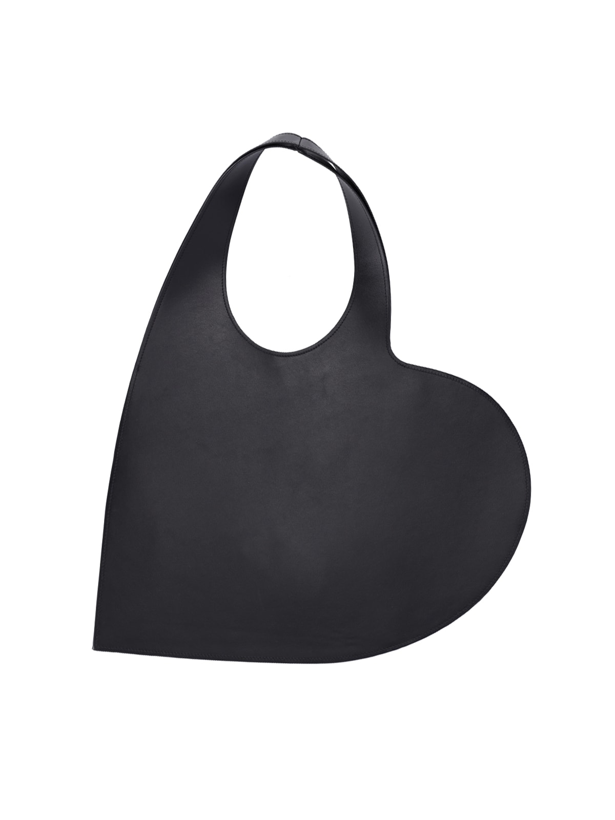 Shop Coperni Heart Tote Bag In Black