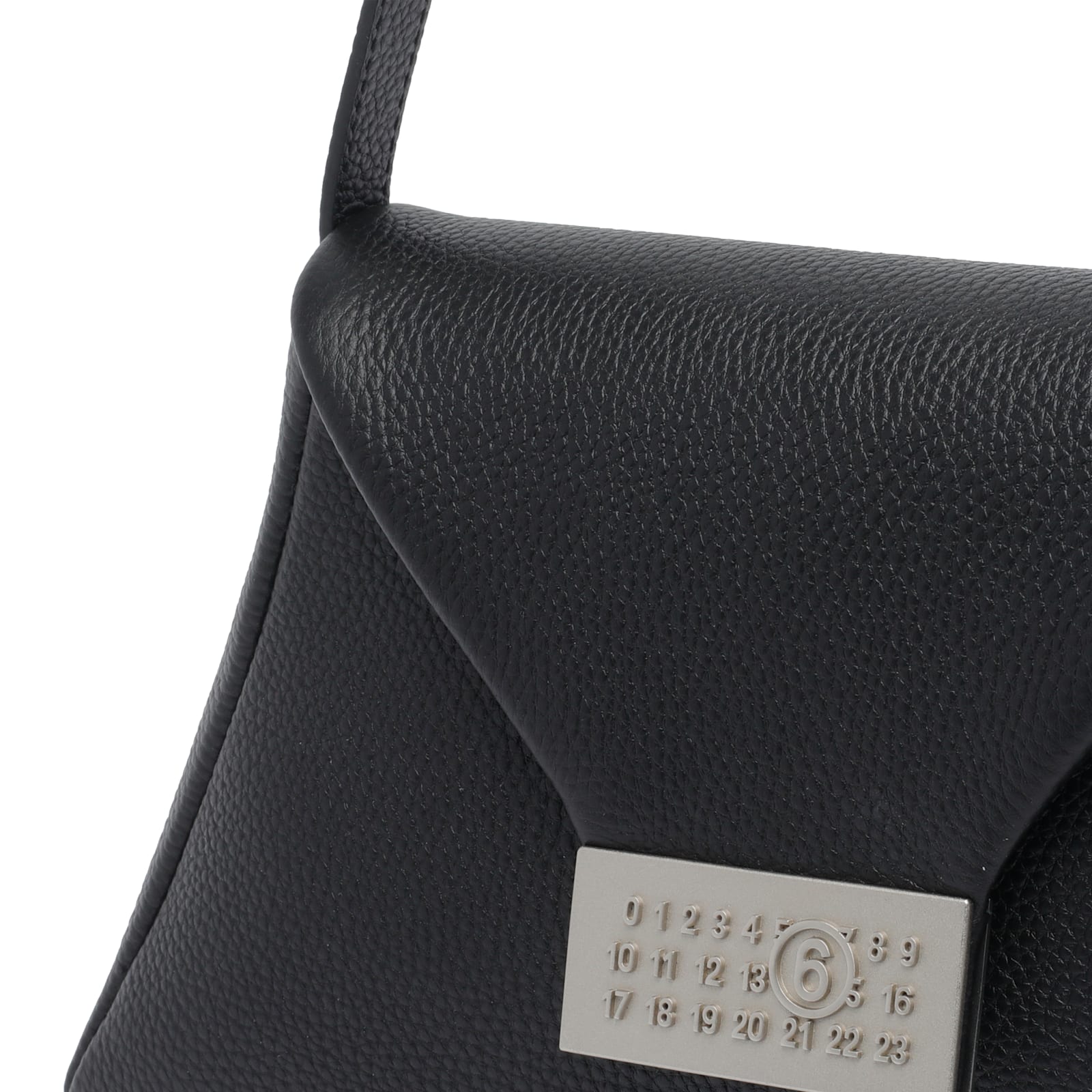 Mm6 Maison Margiela Numeric Shoulder Bag In Black