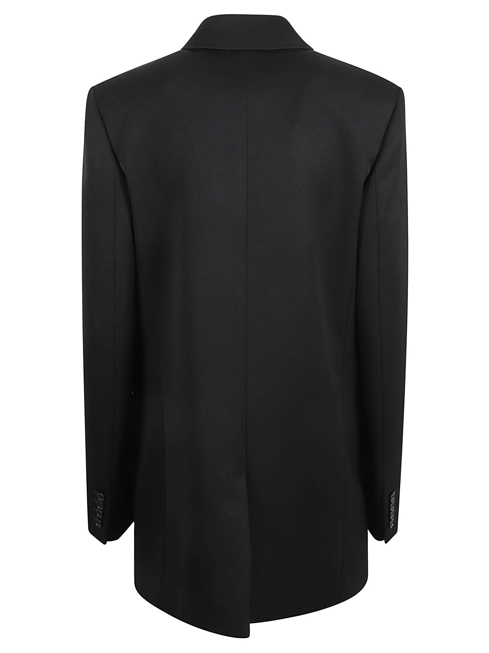 Saint Laurent One-buttoned Blazer In Black