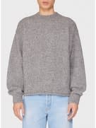 Shop Jacquemus Logo Intarsia Knit Sweater In Grey