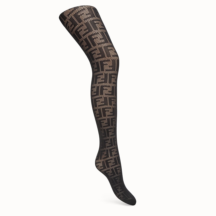 fendi logo pantyhose