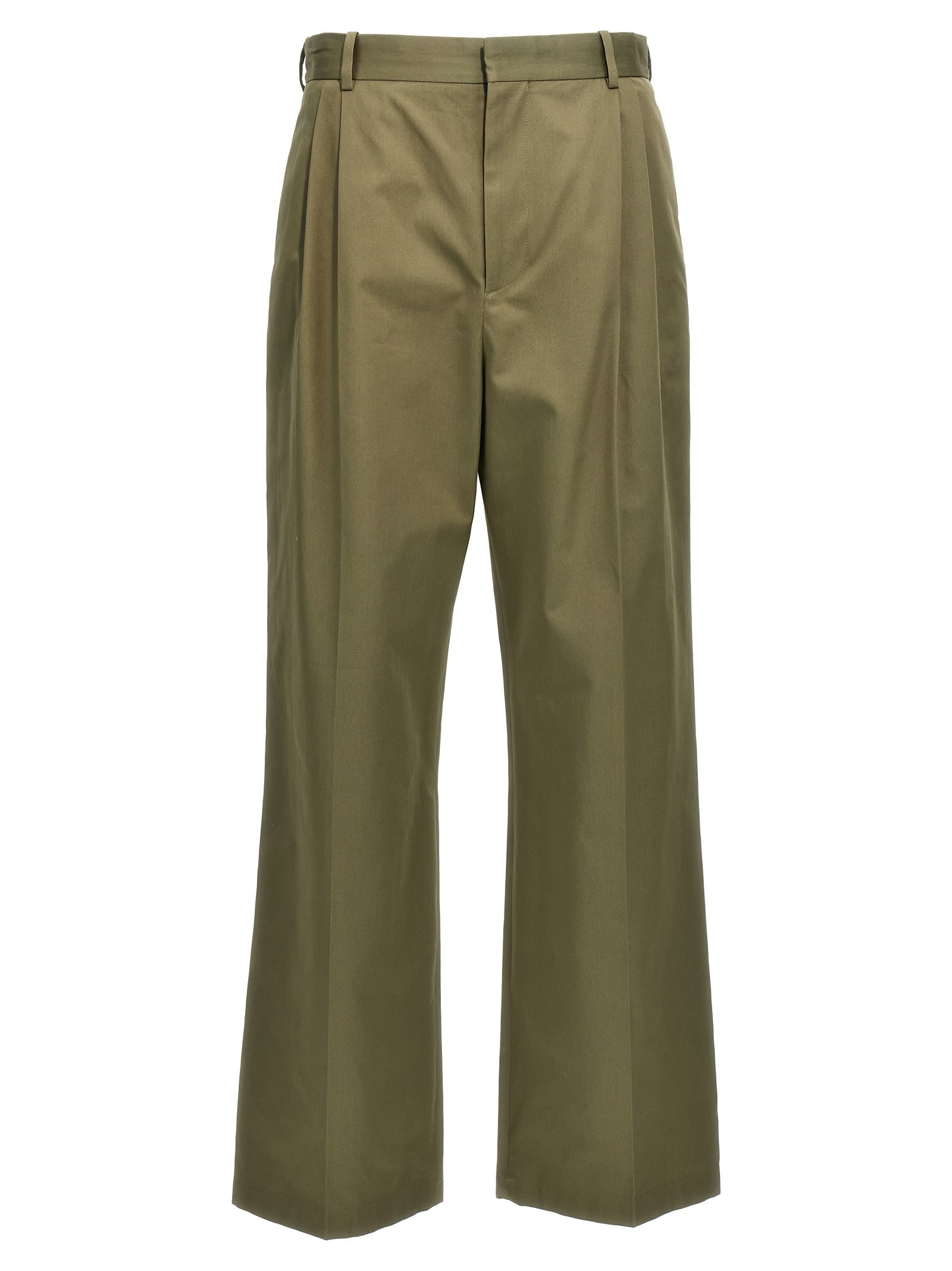 Central Pleated Trousers