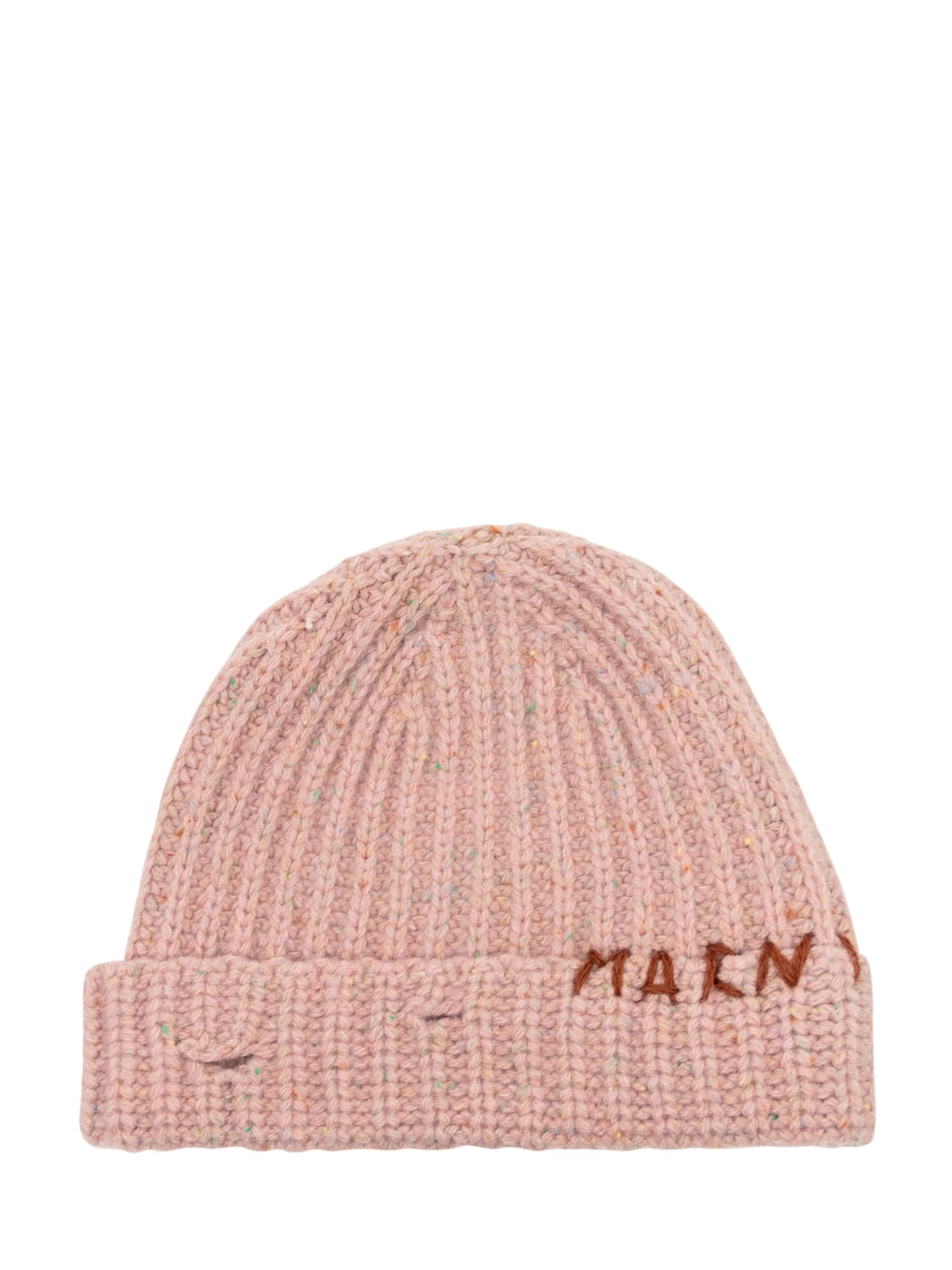 Shop Marni Beanie Hat In Smoke Blue