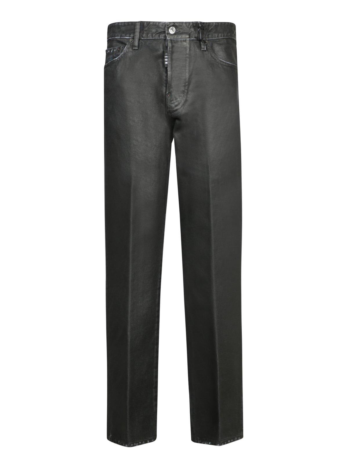 Garment-dyed Straight Leg Jeans