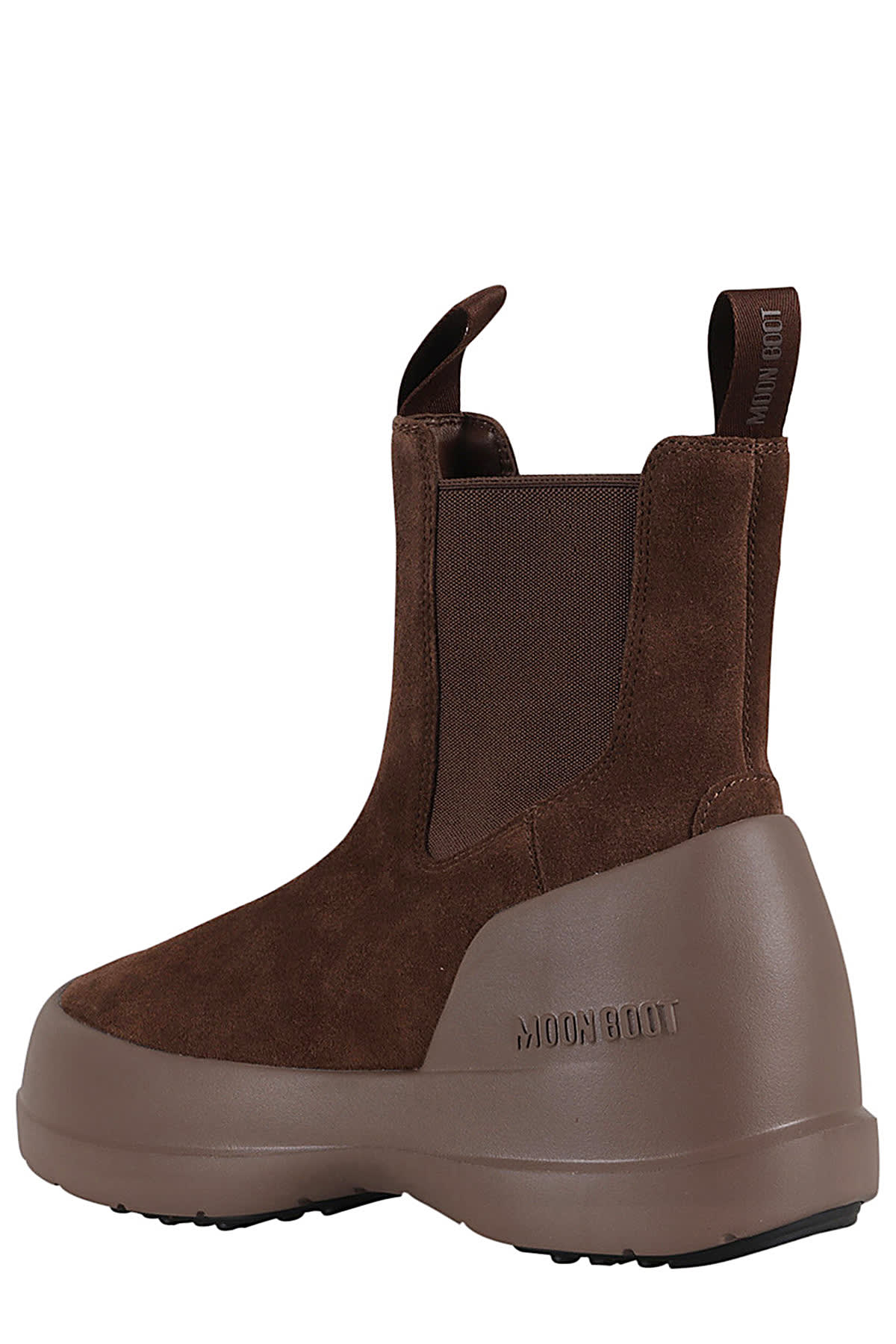 Shop Moon Boot Luna Chelsea Suede City Capsule In Brown