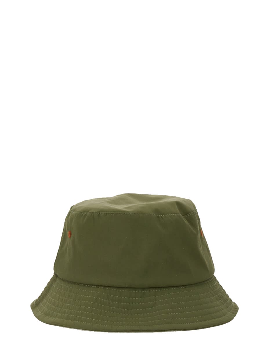 Shop Ps By Paul Smith Zebra Bucket Hat In Military Green