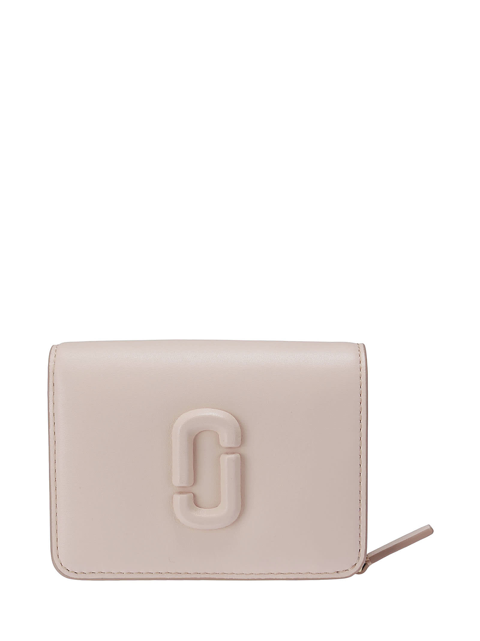 Shop Marc Jacobs The Mini Compact Wallet In Rose