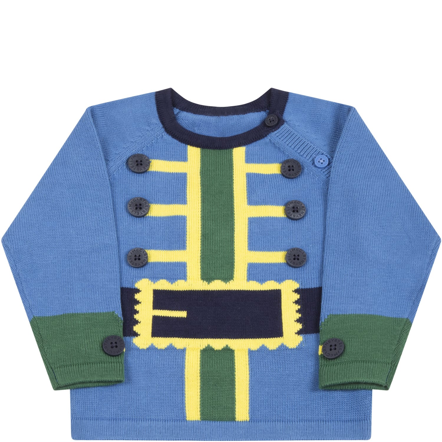 Stella McCartney Kids Blue Sweater For Babyboy