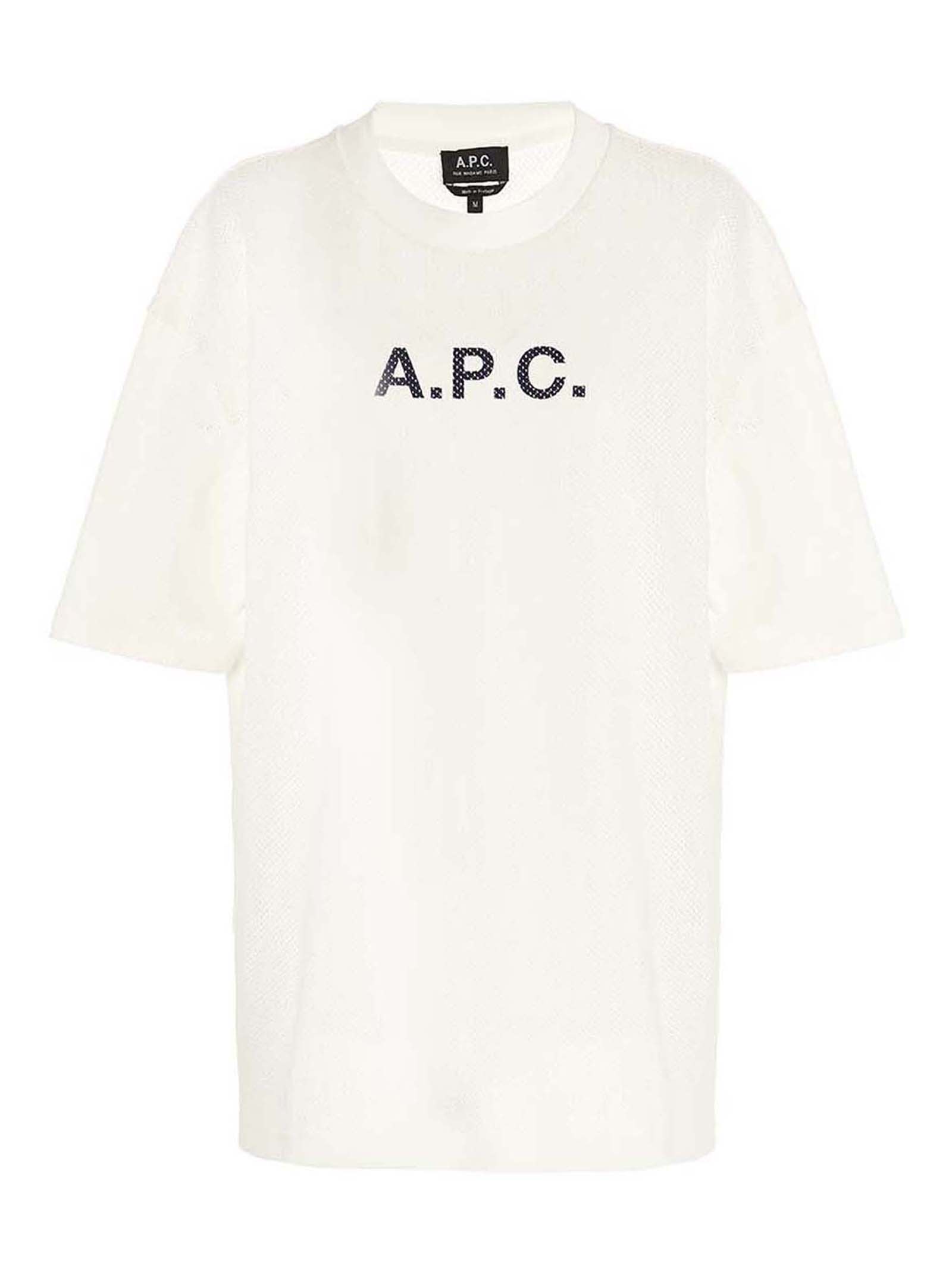Shop Apc Moran T-shirt In Aad Ecru