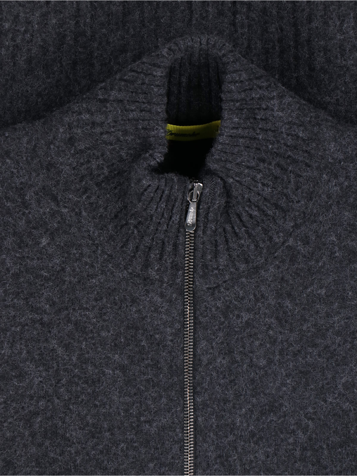 Drumohr Ribbed Crewneck Sweater Featuring Fitted Cuffs In Blue