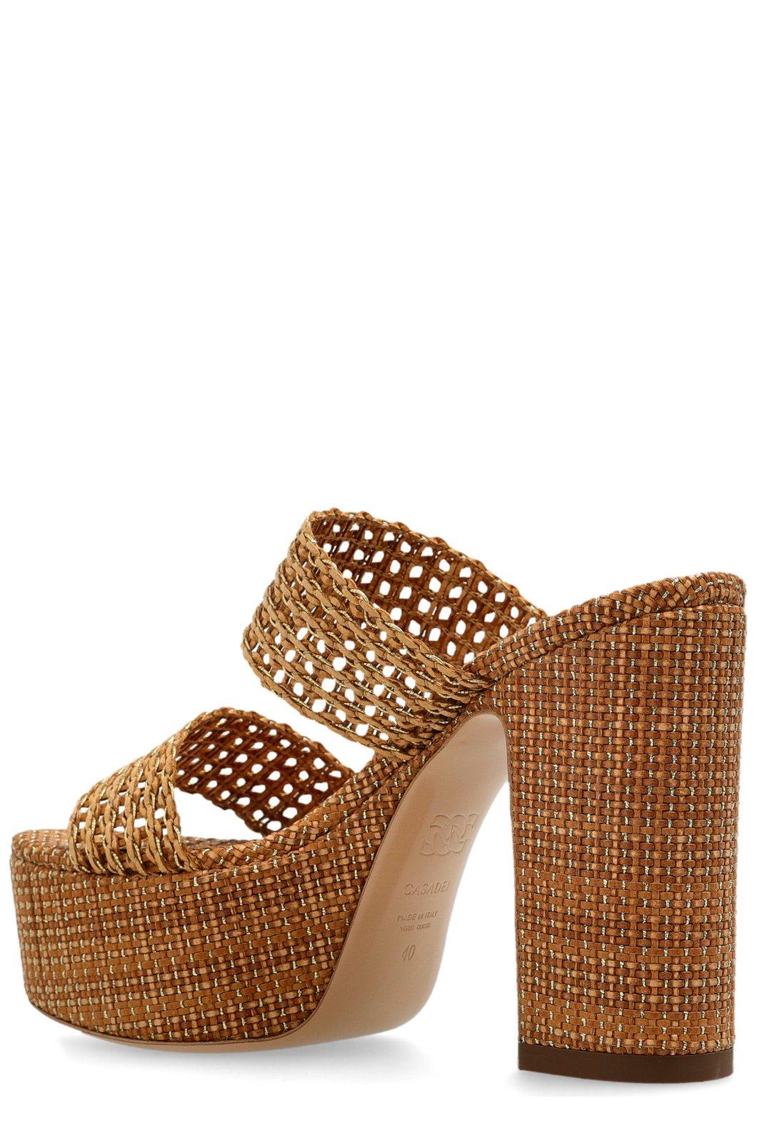 Casadei Goldeneye Isa Platform Sandals