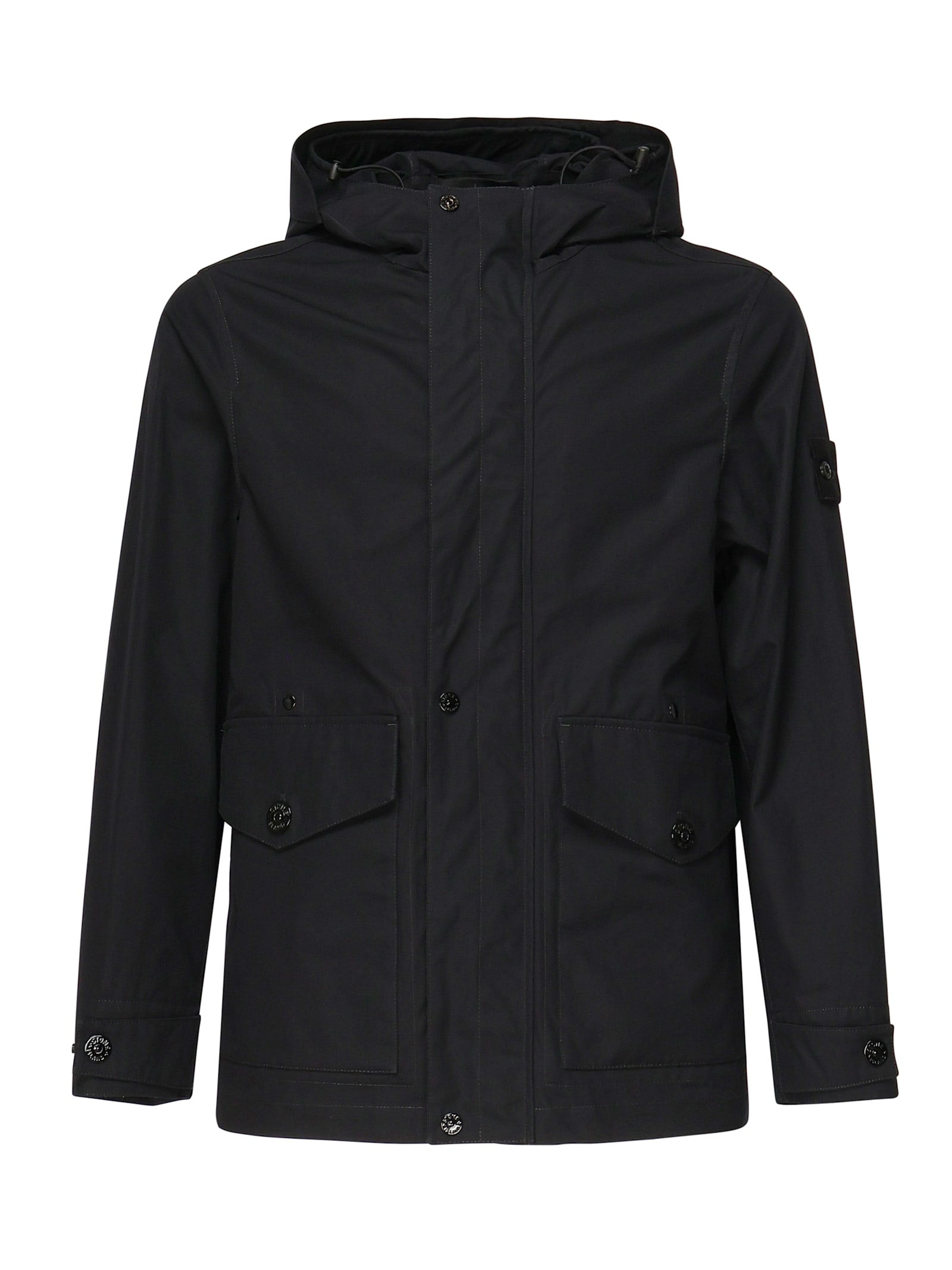 Stone Island Hooded Waterproof Cotton Jacket