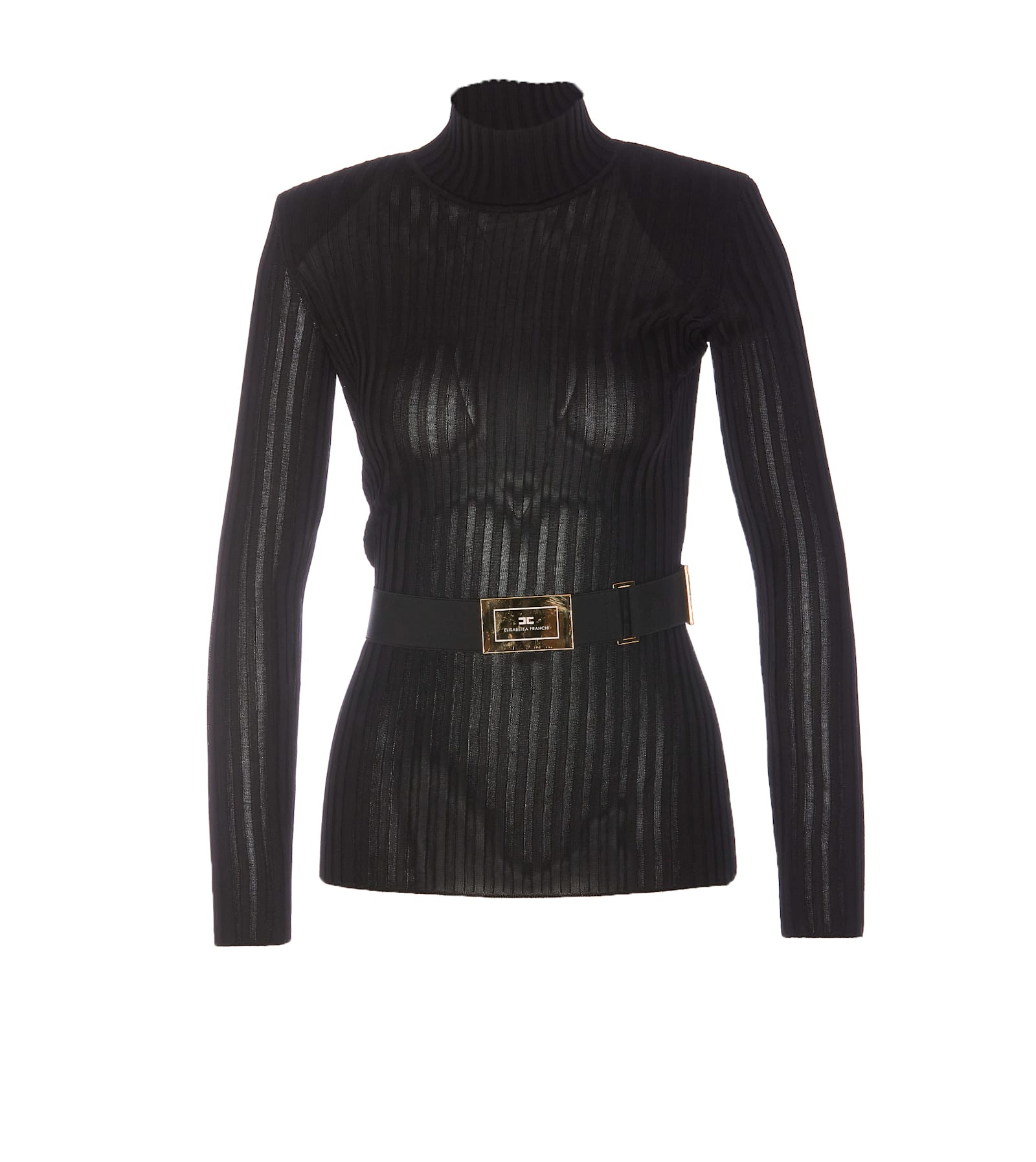 Shop Elisabetta Franchi Sweater In Black