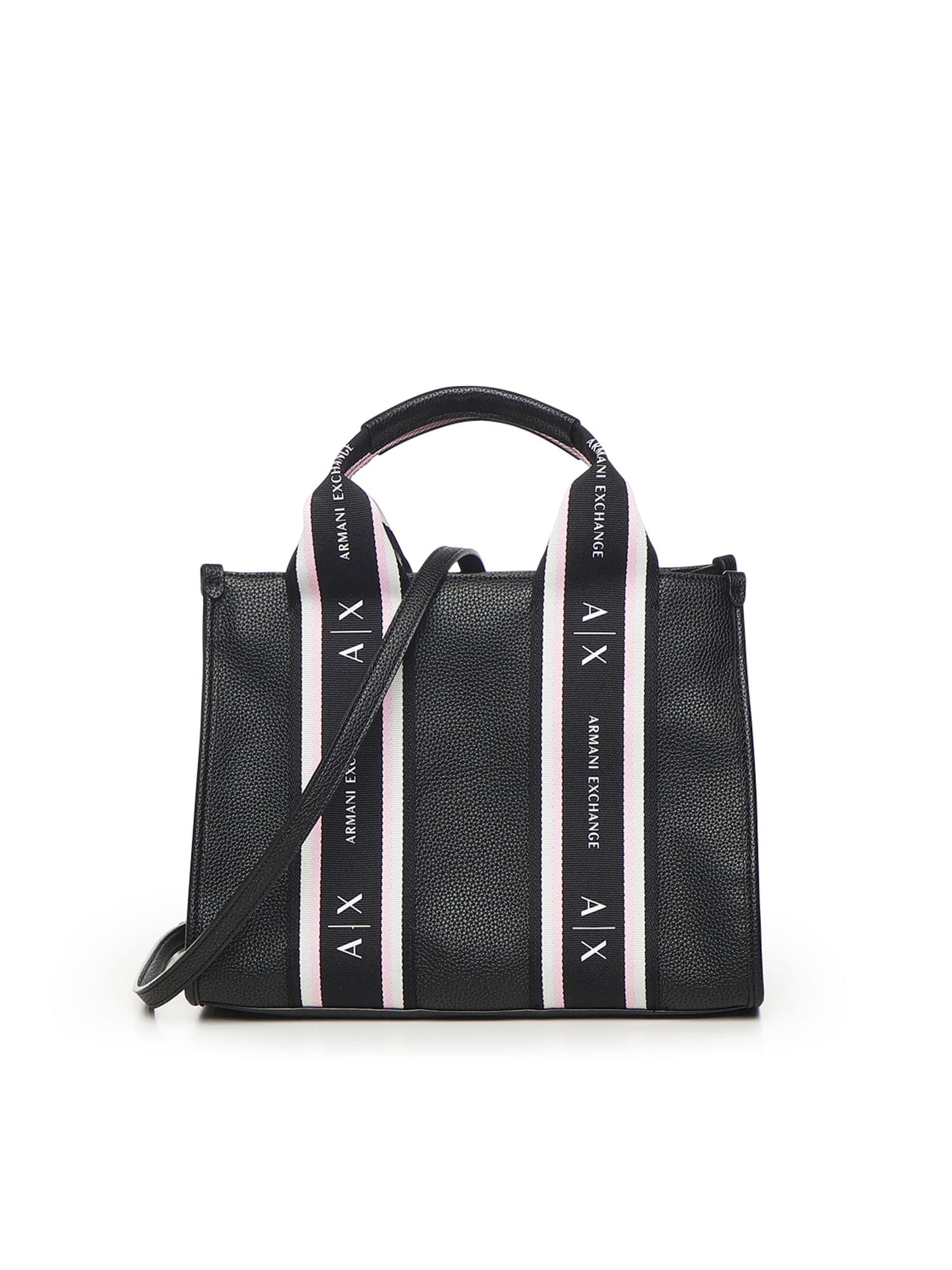 Armani Exchange Shopper Bag With Contrasting Bands