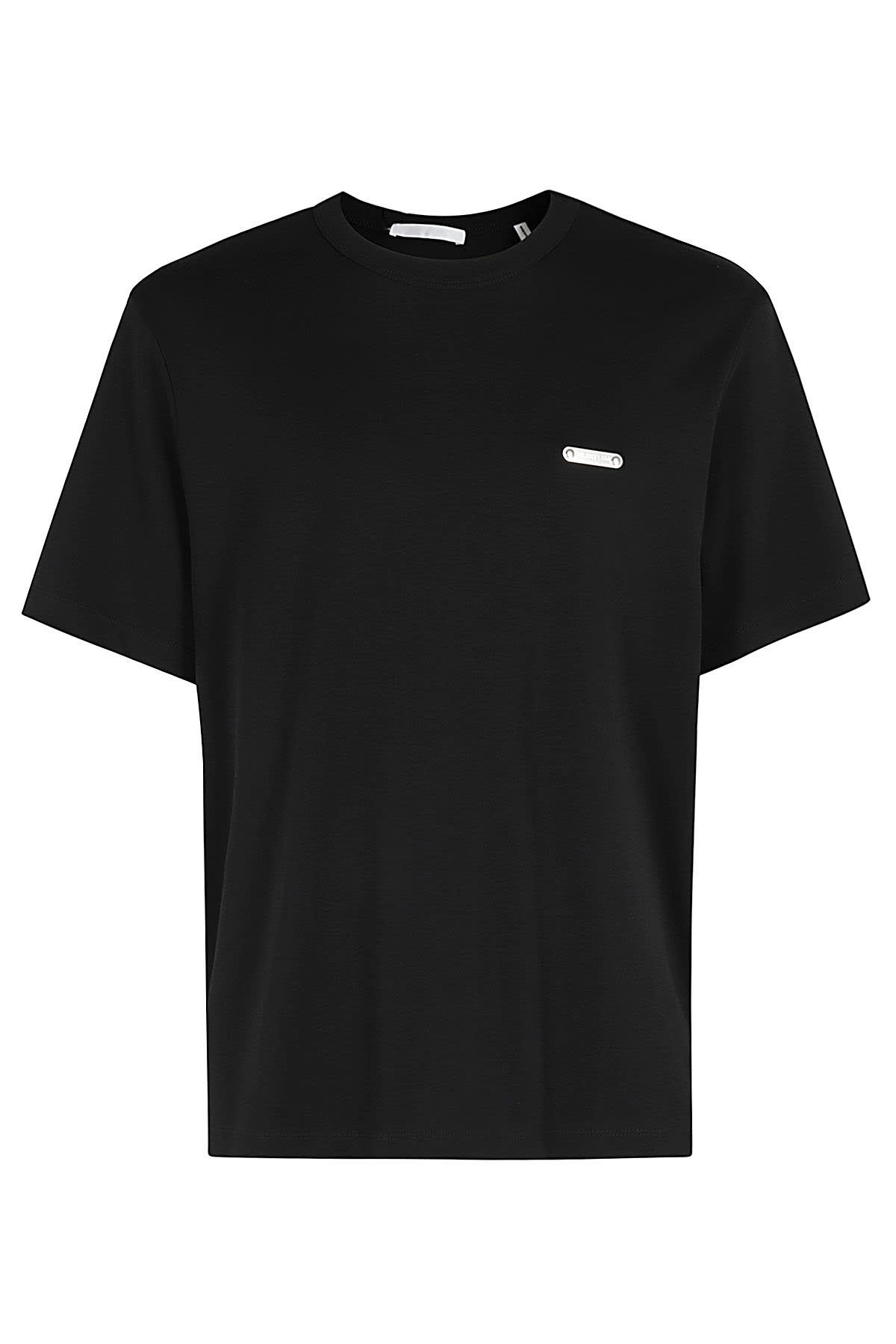 Shop Helmut Lang Metal Os Tee In Black