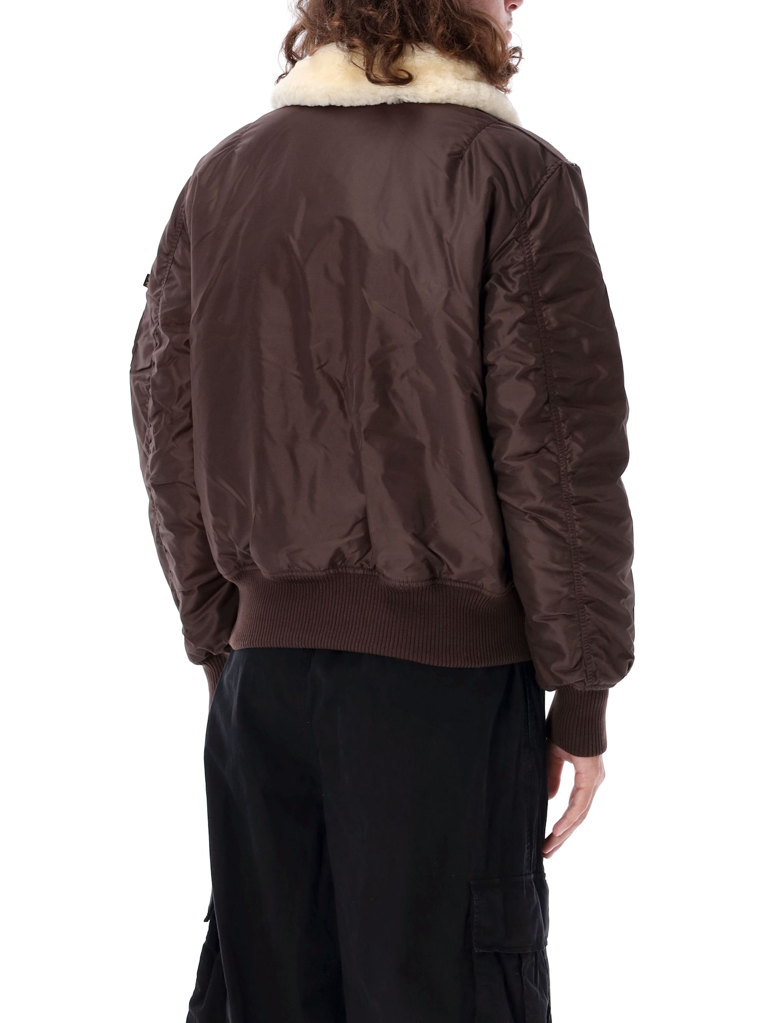 Shop Alpha Industries Ma-1 Jacket In Hunter Brown