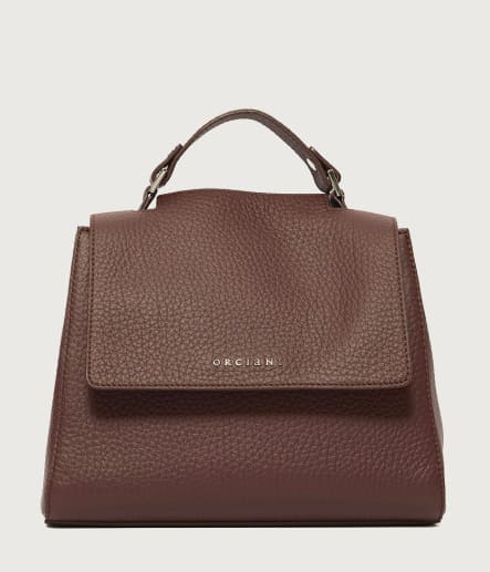 Orciani Caffe Soft Sveva Handbag In Brown