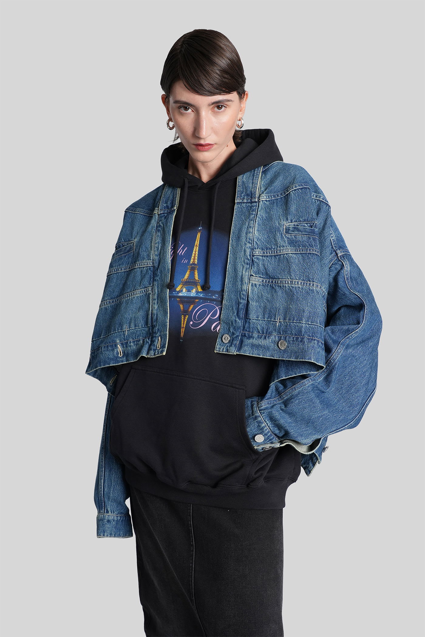 Vetements Sweatshirt In Black Cotton In Black