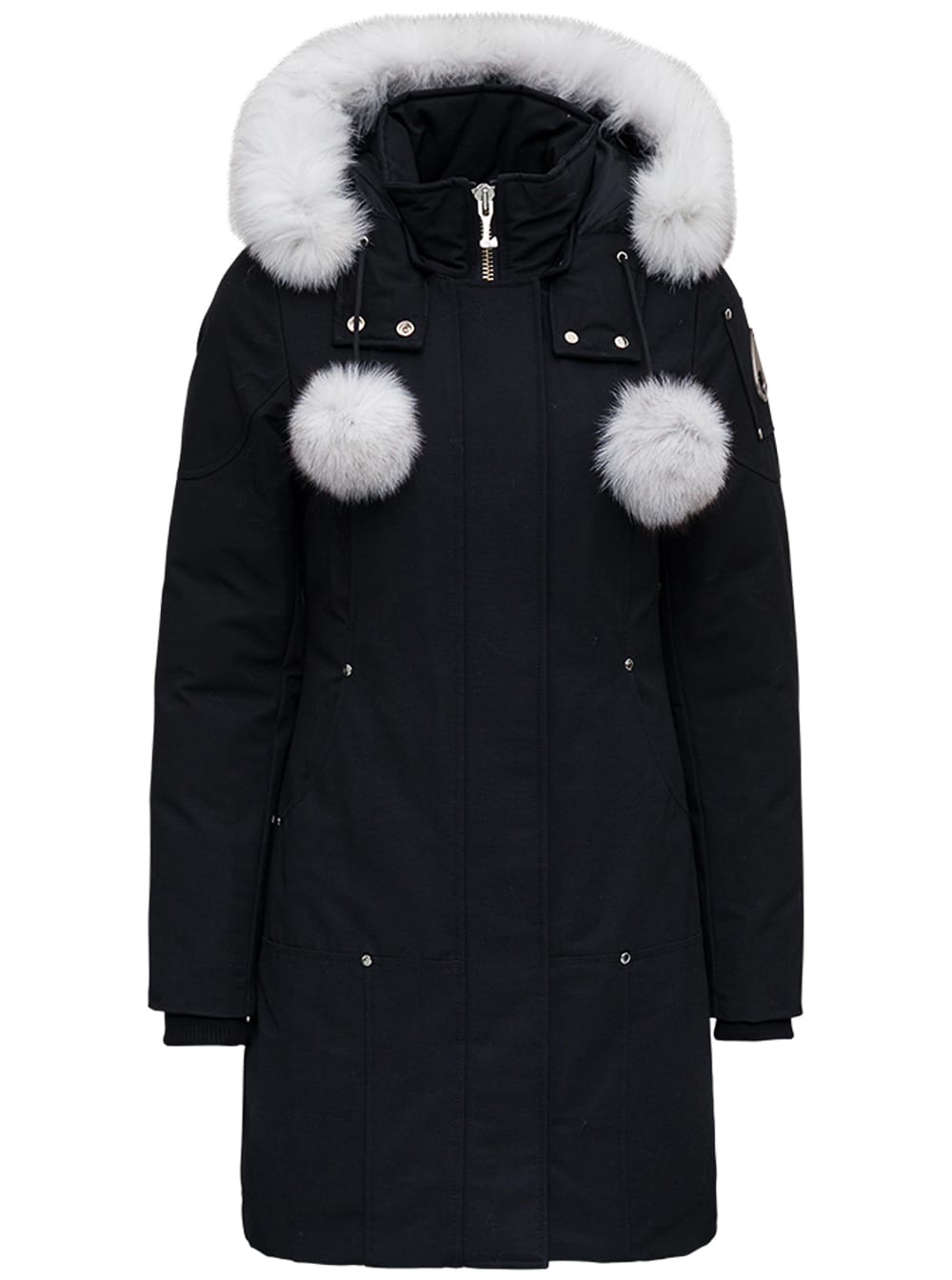 Moose Knuckles Stirling Parka Nylon And Cotton Long Down Jacket