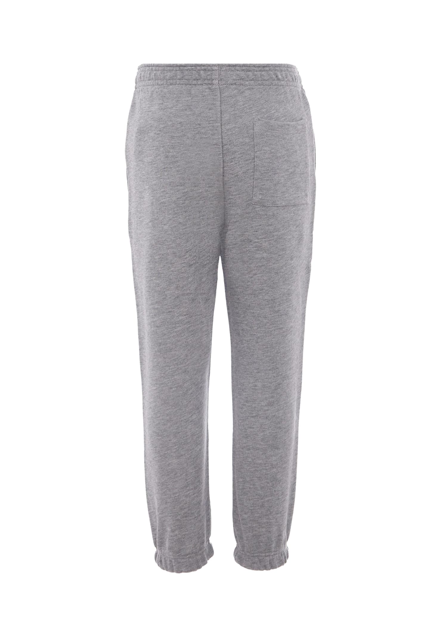 Versace Grey Trackpants With Logo For Kids In Gray