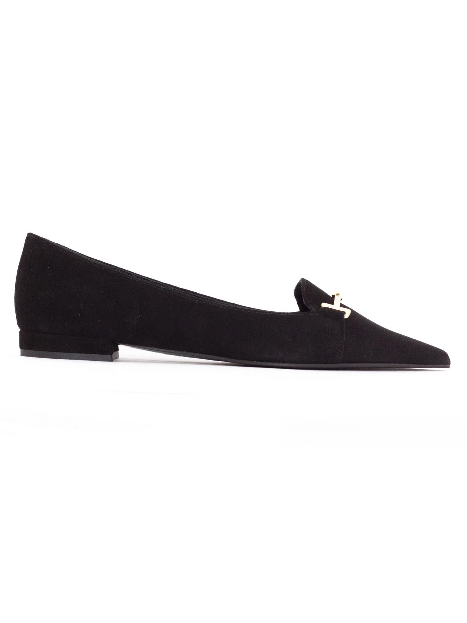 Shop Roberto Festa Black Suede Argia Loafer