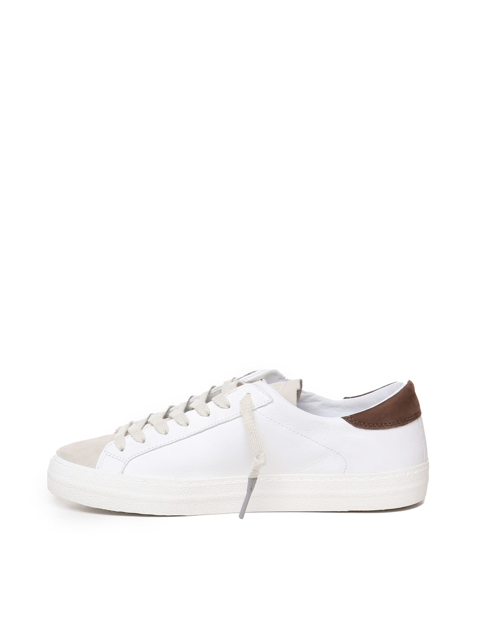 Shop Date Hill Sneakers In Leather In White