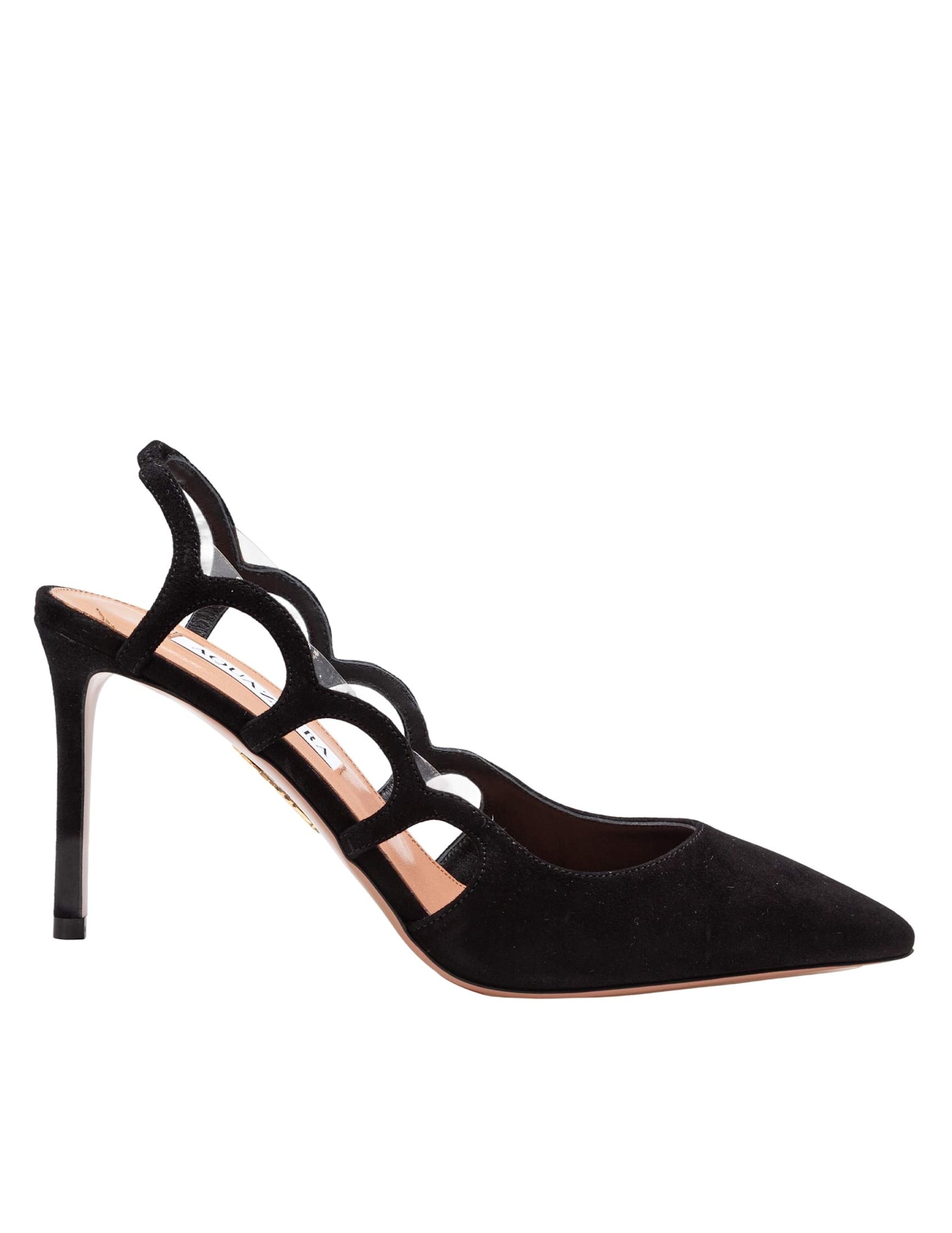 Decollete Bootie Pump 85 In Suede Color Black