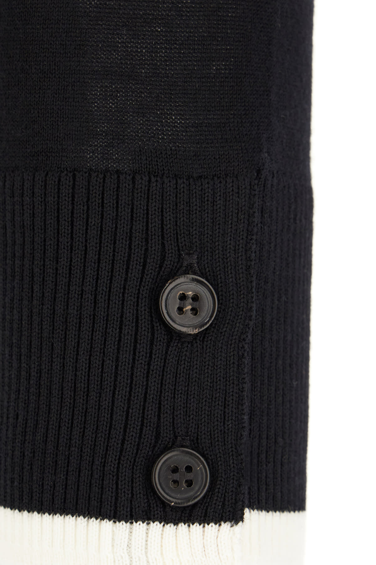 Shop Thom Browne Black Wool Sweater