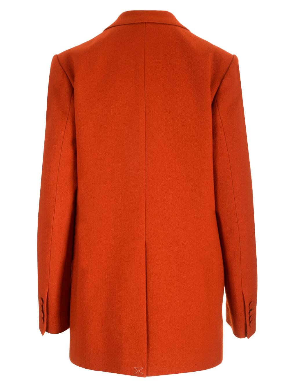 Shop Dries Van Noten Wool Crepe Blazer In Red