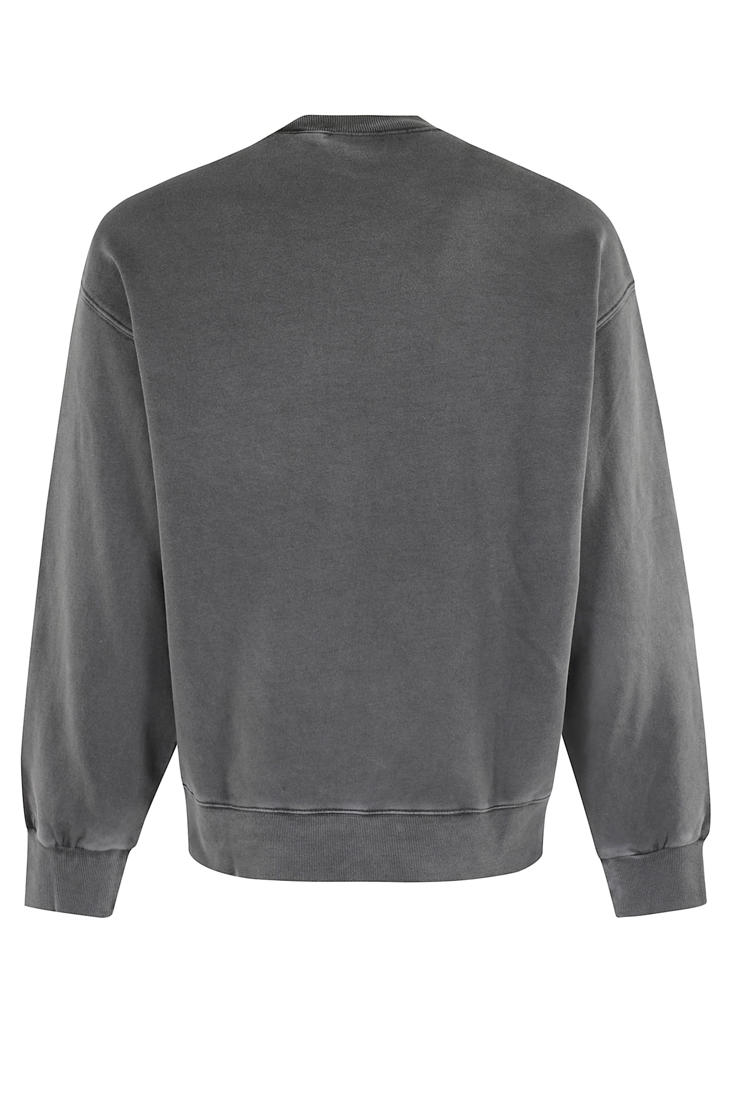 Carhartt Ribbed Cuffs And Hem Sweatshirt In Gray