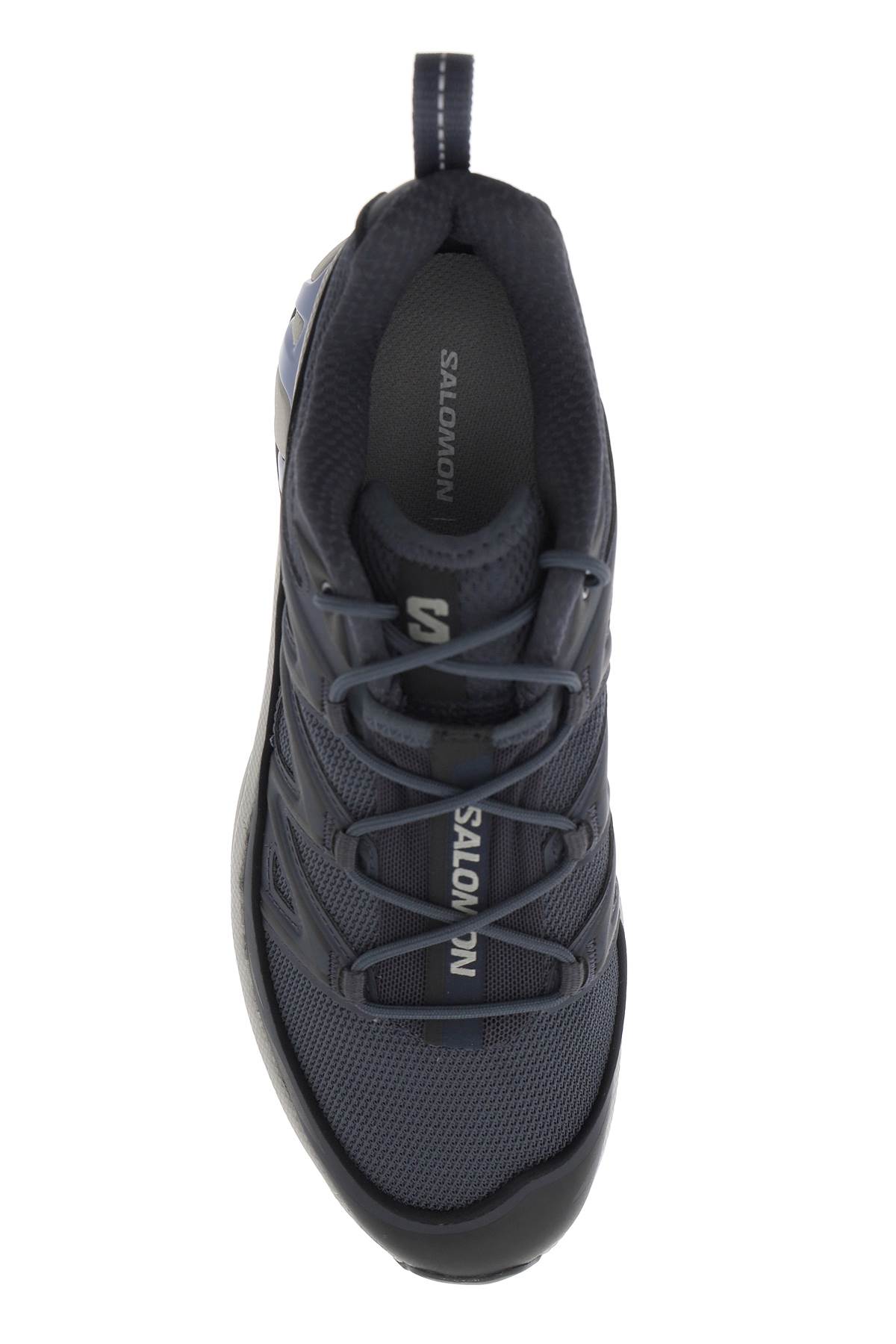 Shop Salomon Xt-6 Expanse Sneakers In India Ink Ghost Gray Stonewash (blue)