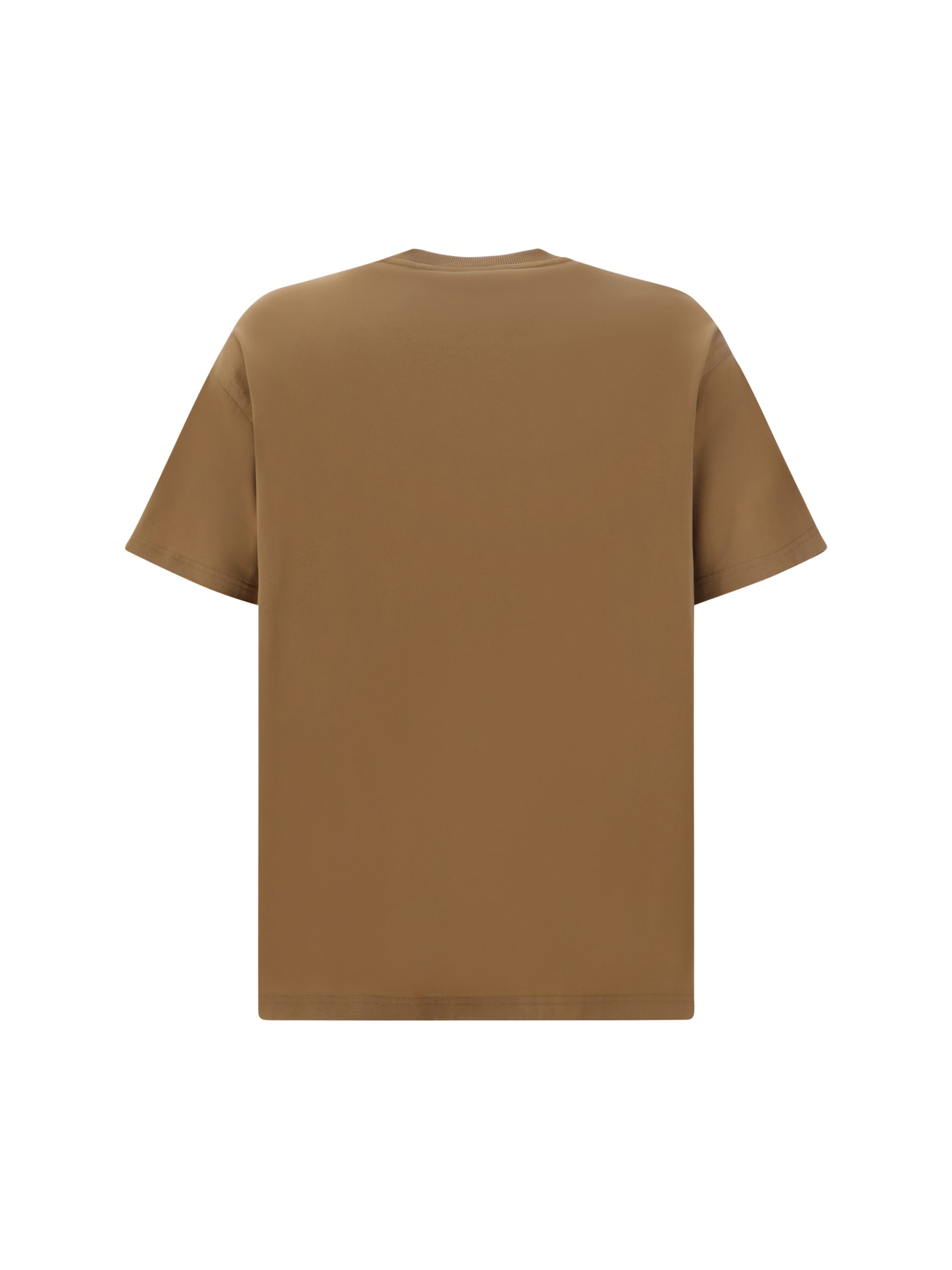Shop Burberry Harriston T-shirt In Brown