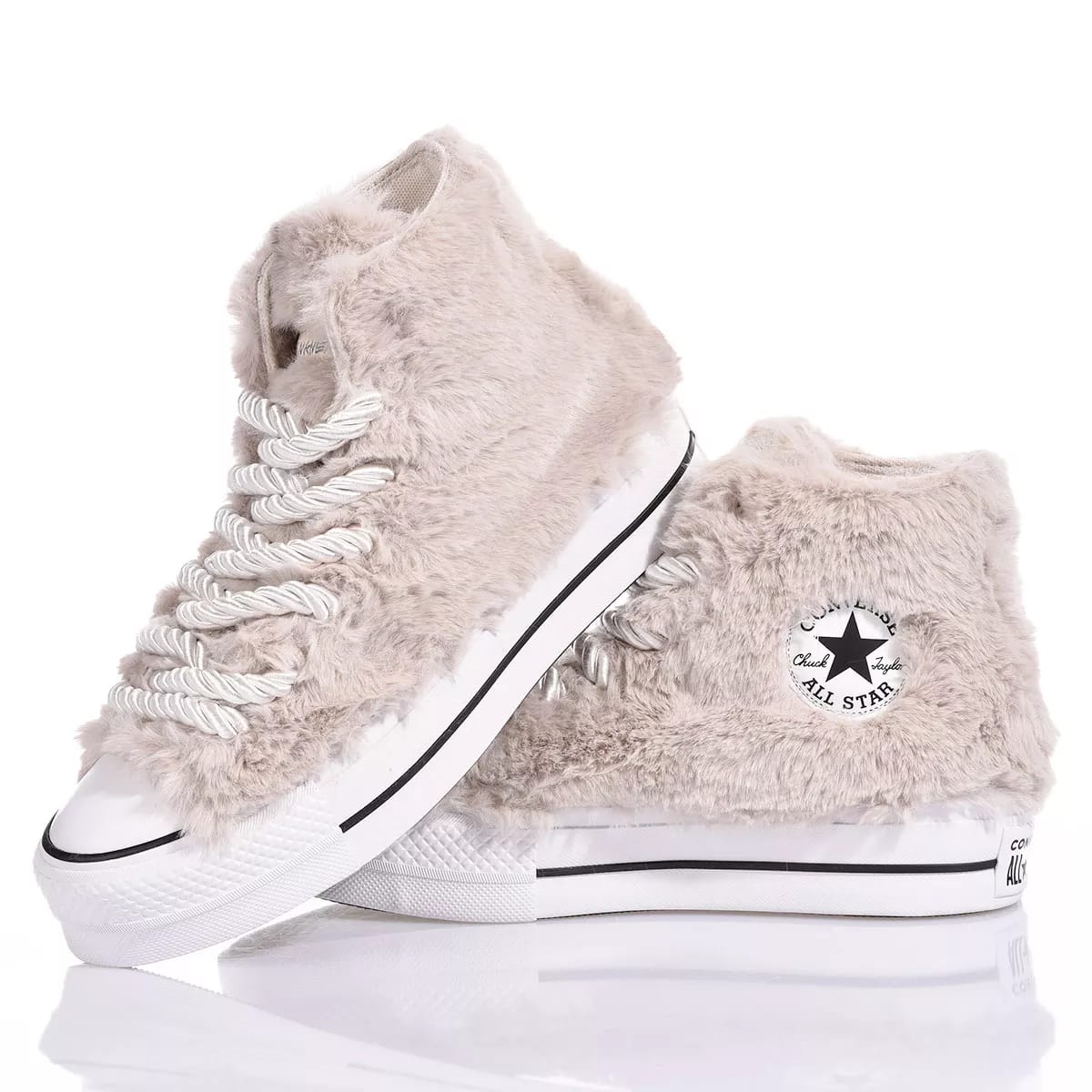 Shop Mimanera Converse Platform Fluffy Tap