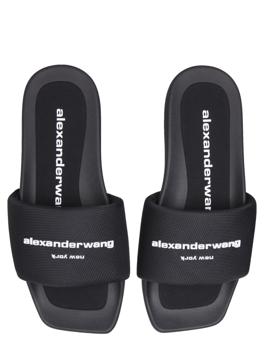 Shop Alexander Wang Sandal Slide Aw In Black
