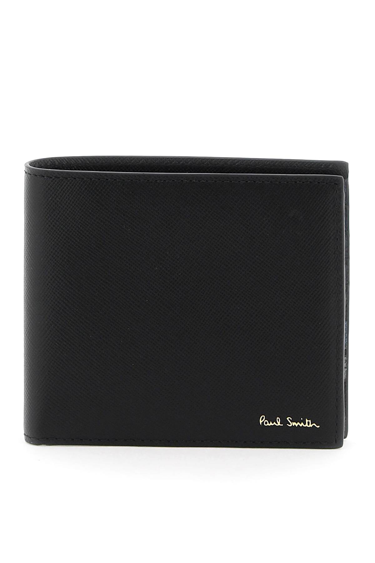 Ps By Paul Smith Printed Wallet In Nero