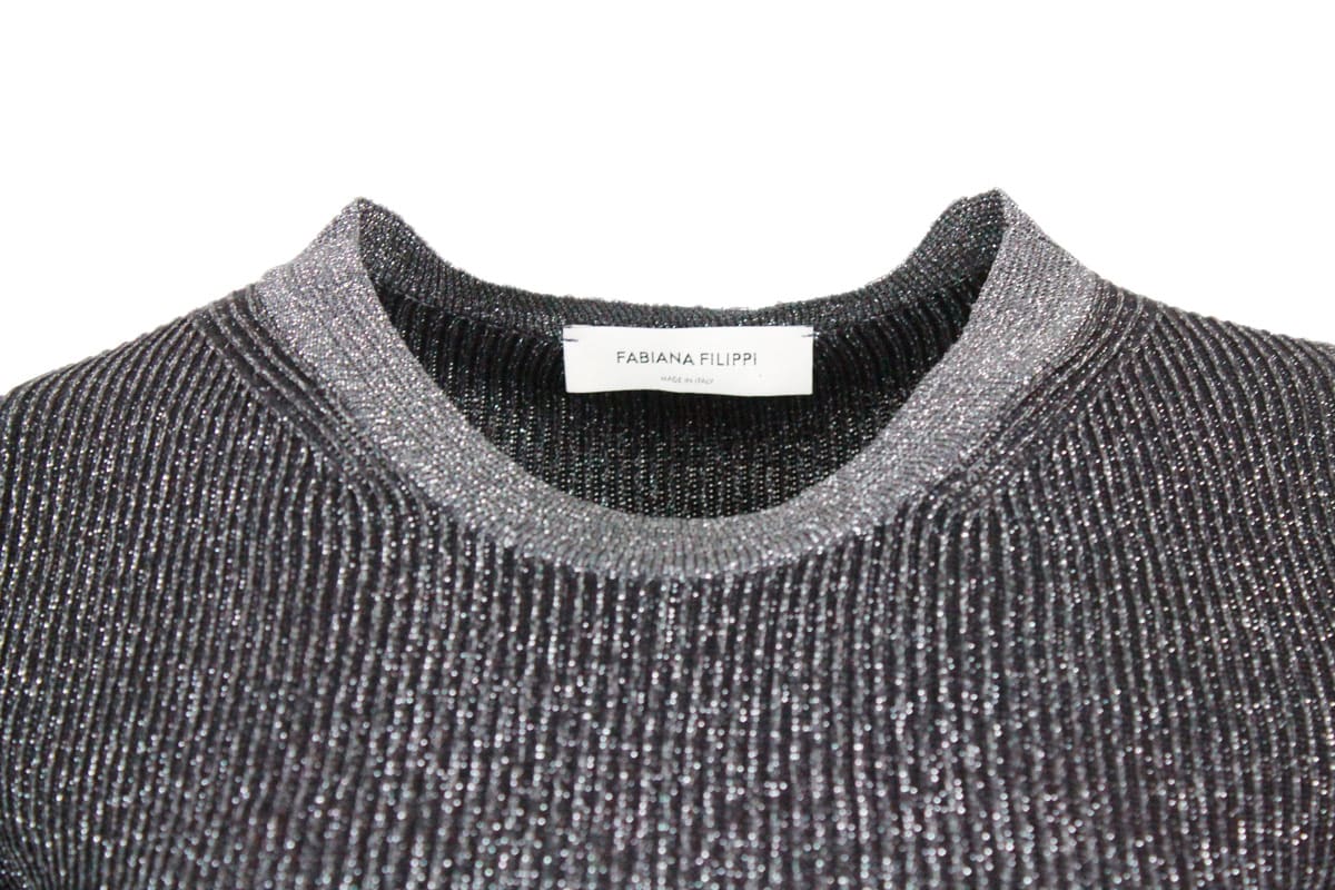 Shop Fabiana Filippi Sweater In Blue