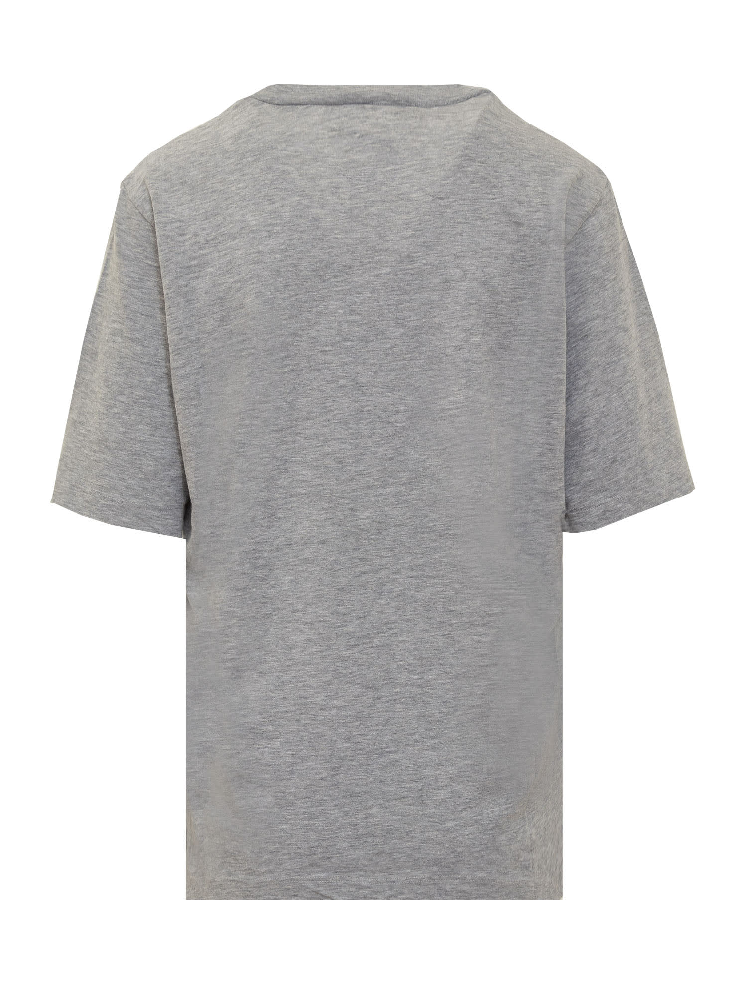 Shop Dsquared2 T-shirt With Logo In Grey Melange